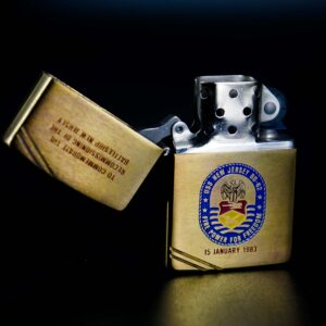 Zippo Chu Niên 1932-1982 – Đồng Nguyên Khối – USS New Jersey BB-62 – Big J 26 Zippo Chu Niên 1932-1982 – Đồng Nguyên Khối – USS New Jersey BB-62 – Big J 10