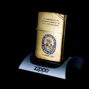 Zippo Chu Niên 1932-1982 – Đồng Nguyên Khối – USS New Jersey BB-62 – Big J 23 Zippo Chu Niên 1932-1982 – Đồng Nguyên Khối – USS New Jersey BB-62 – Big J 13