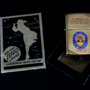 Zippo Chu Niên 1932-1982 – Đồng Nguyên Khối – USS New Jersey BB-62 – Big J 20 Zippo Chu Niên 1932-1982 – Đồng Nguyên Khối – USS New Jersey BB-62 – Big J 16
