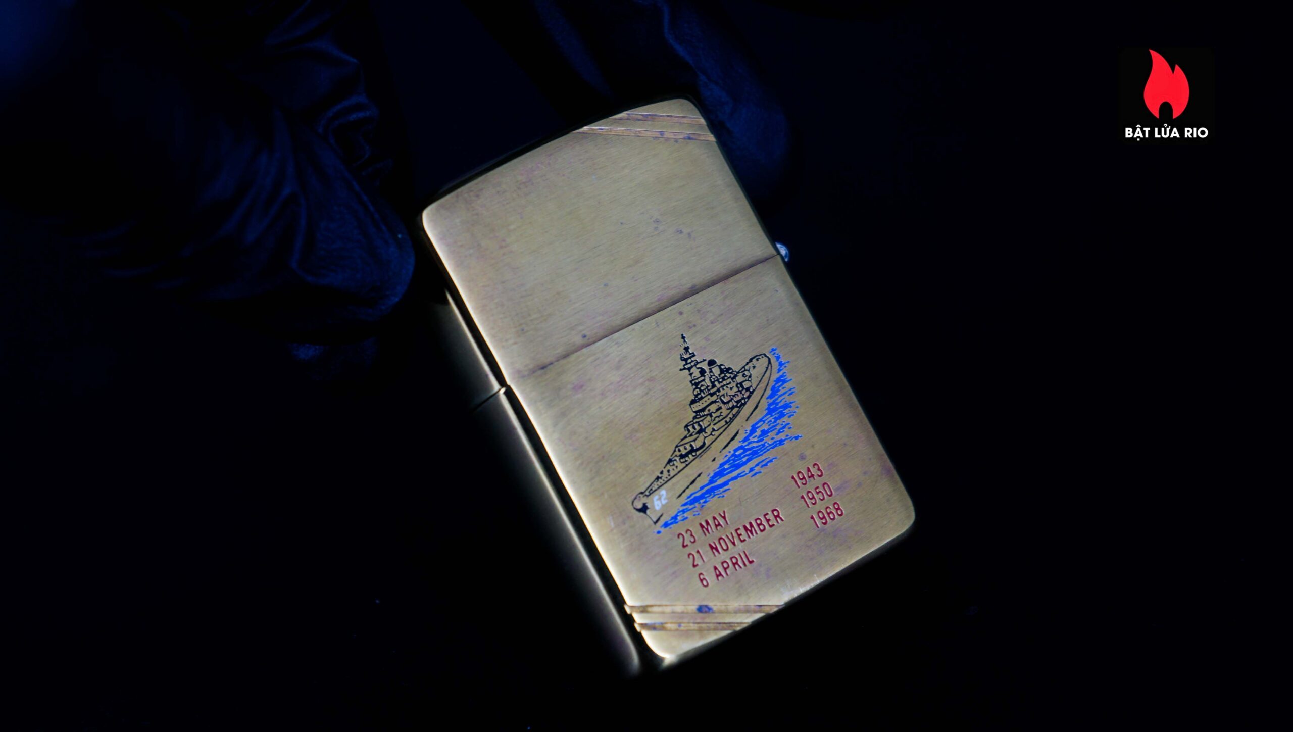 Zippo Chu Niên 1932-1982 – Đồng Nguyên Khối – USS New Jersey BB-62 – Big J 14 Zippo Chu Niên 1932-1982 – Đồng Nguyên Khối – USS New Jersey BB-62 – Big J 5