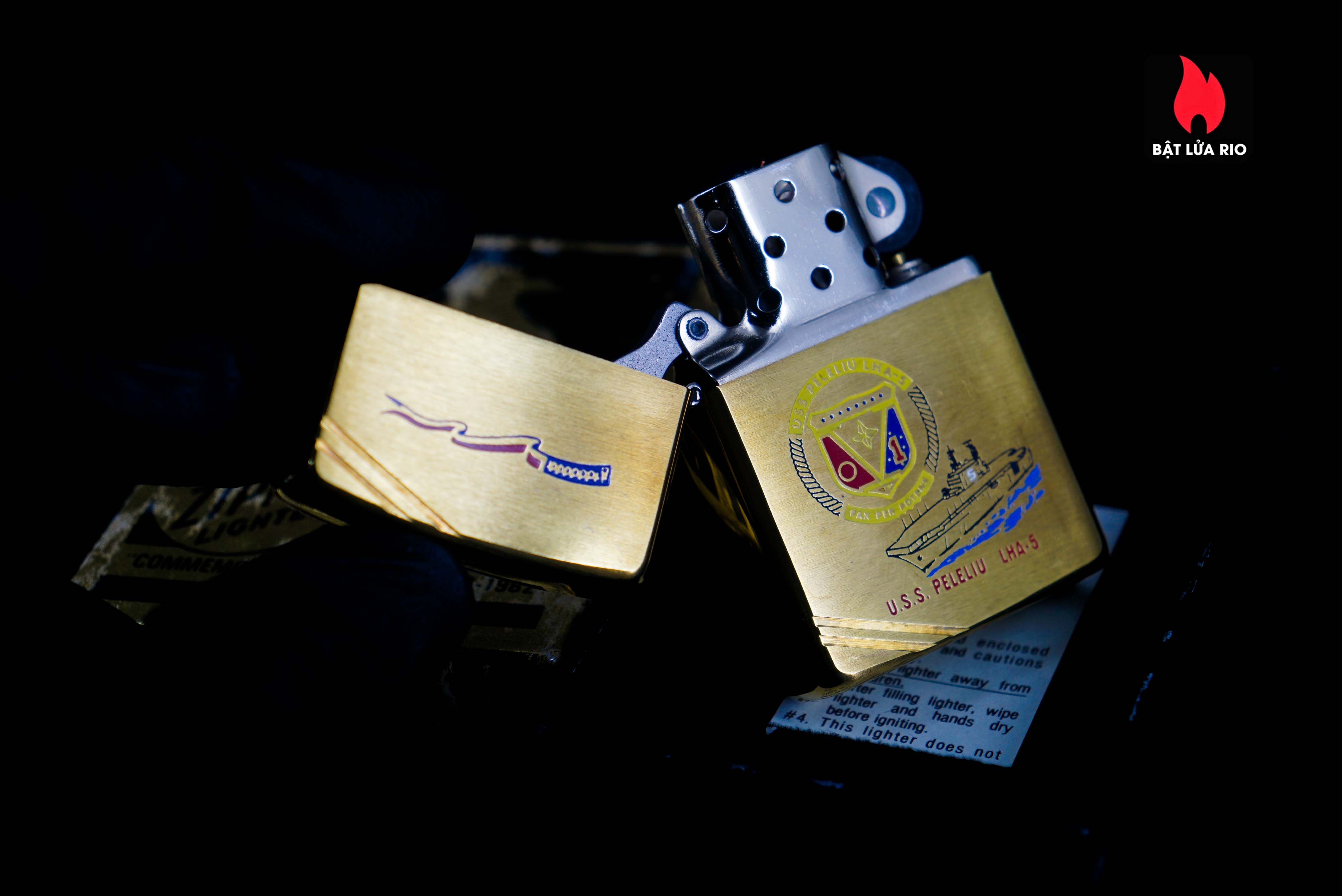 Zippo Chu Niên 1932-1982 – Đồng Nguyên Khối – USS Peleliu LHA-5 45 Zippo Chu Niên 1932-1982 – Đồng Nguyên Khối – USS Peleliu LHA-5 15