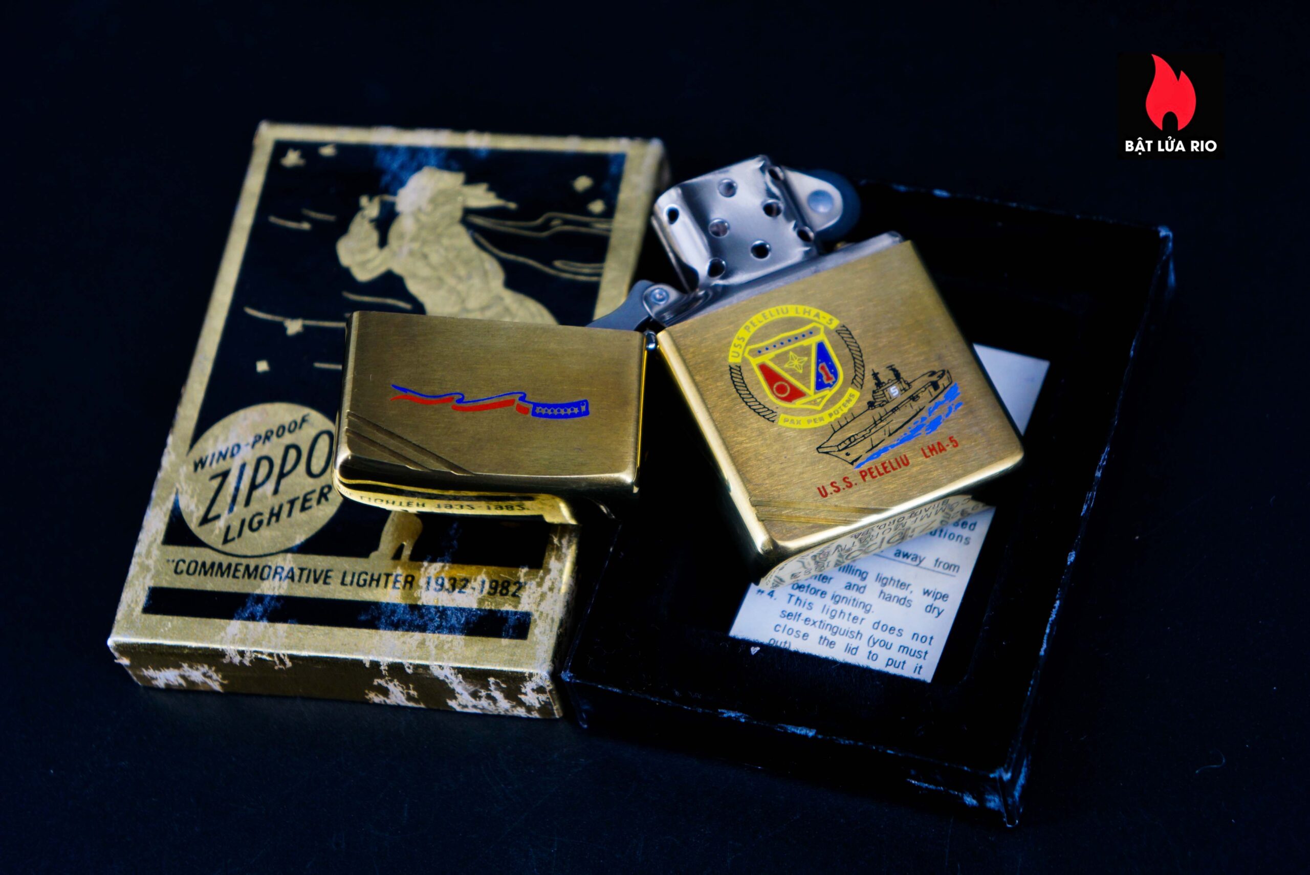 Zippo Chu Niên 1932-1982 – Đồng Nguyên Khối – USS Peleliu LHA-5 4 Zippo Chu Niên 1932-1982 – Đồng Nguyên Khối – USS Peleliu LHA-5 18