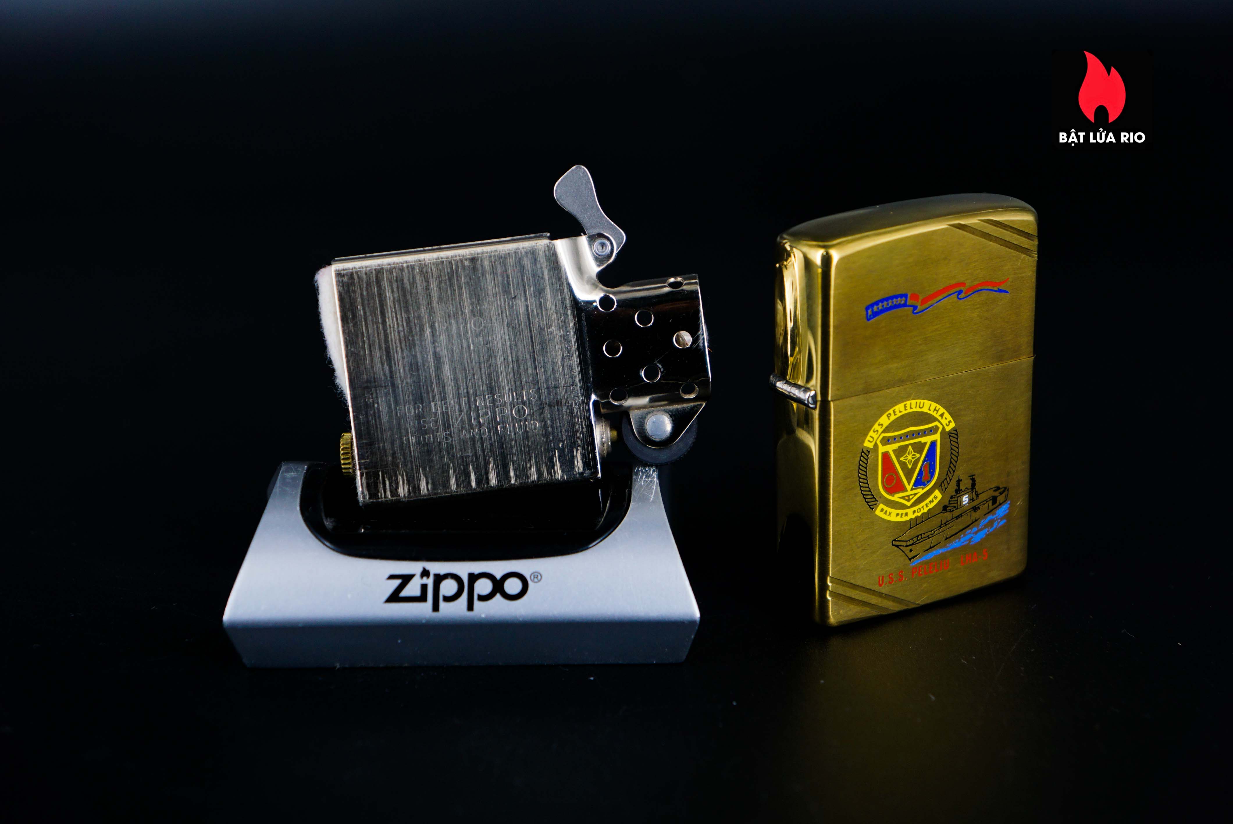 Zippo Chu Niên 1932-1982 – Đồng Nguyên Khối – USS Peleliu LHA-5 56 Zippo Chu Niên 1932-1982 – Đồng Nguyên Khối – USS Peleliu LHA-5 4
