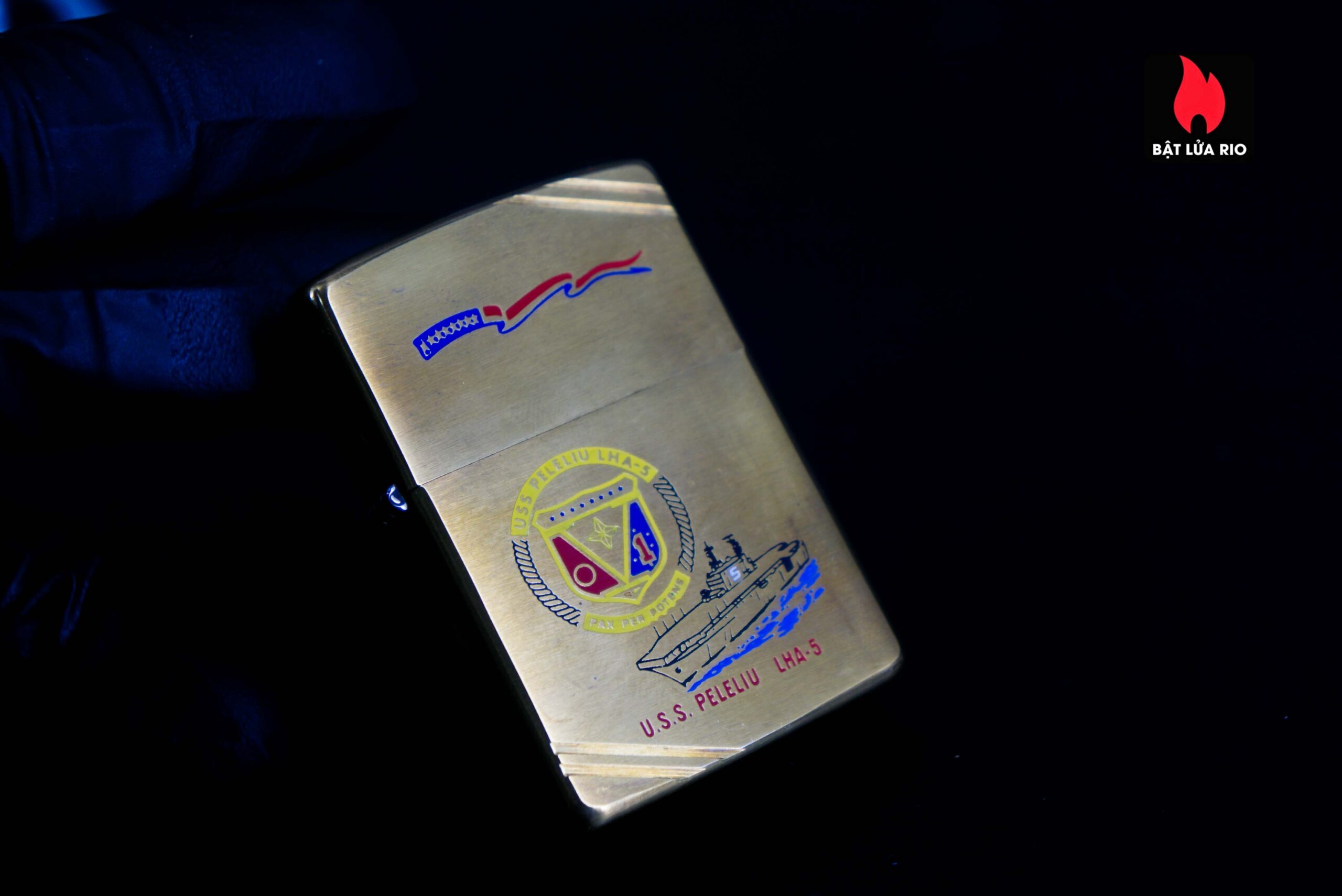 Zippo Chu Niên 1932-1982 – Đồng Nguyên Khối – USS Peleliu LHA-5 13 Zippo Chu Niên 1932-1982 – Đồng Nguyên Khối – USS Peleliu LHA-5 8