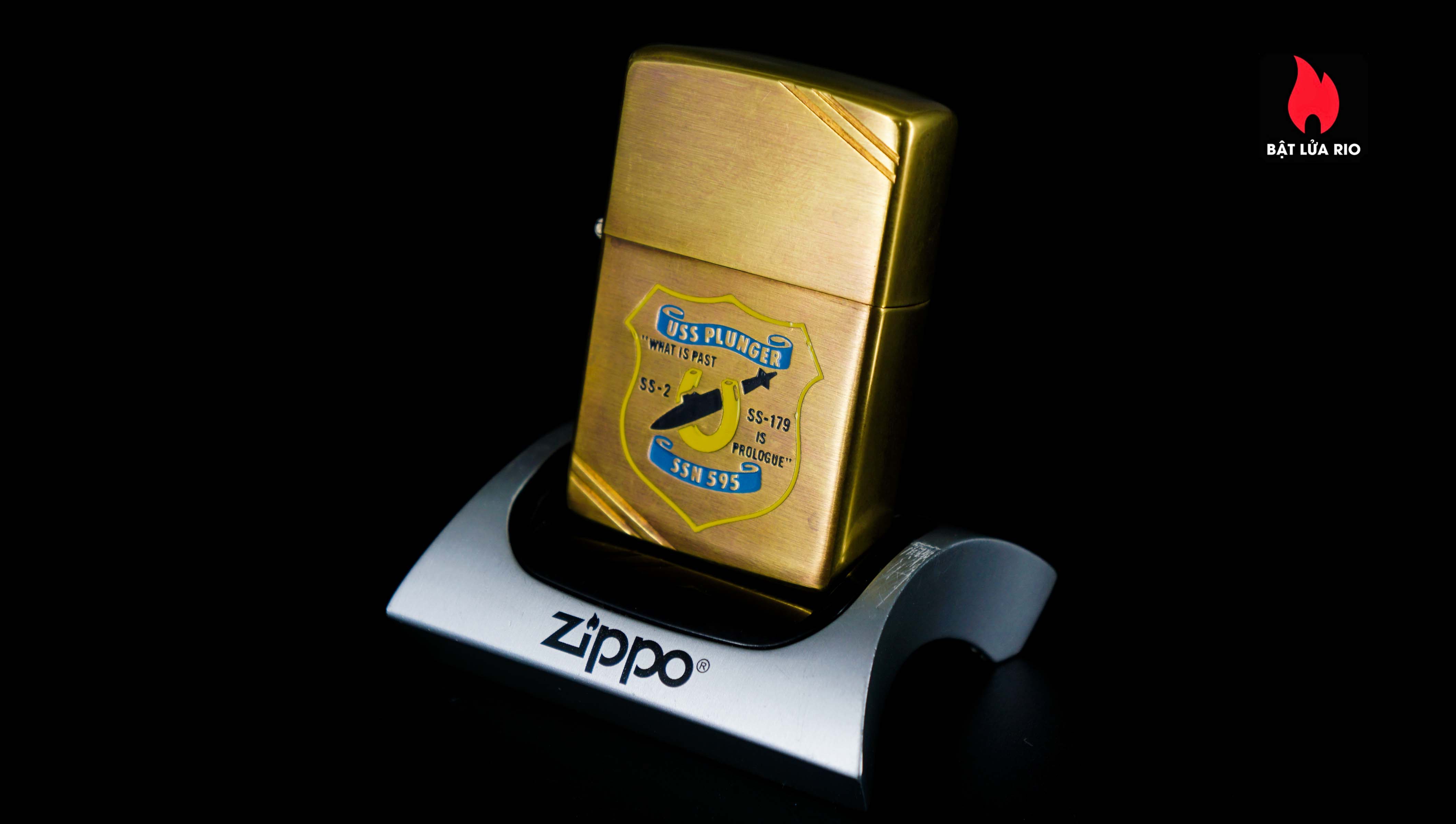 Zippo Chu Niên 1932-1982 – Đồng Nguyên Khối – USS Plunger SSN 595 10