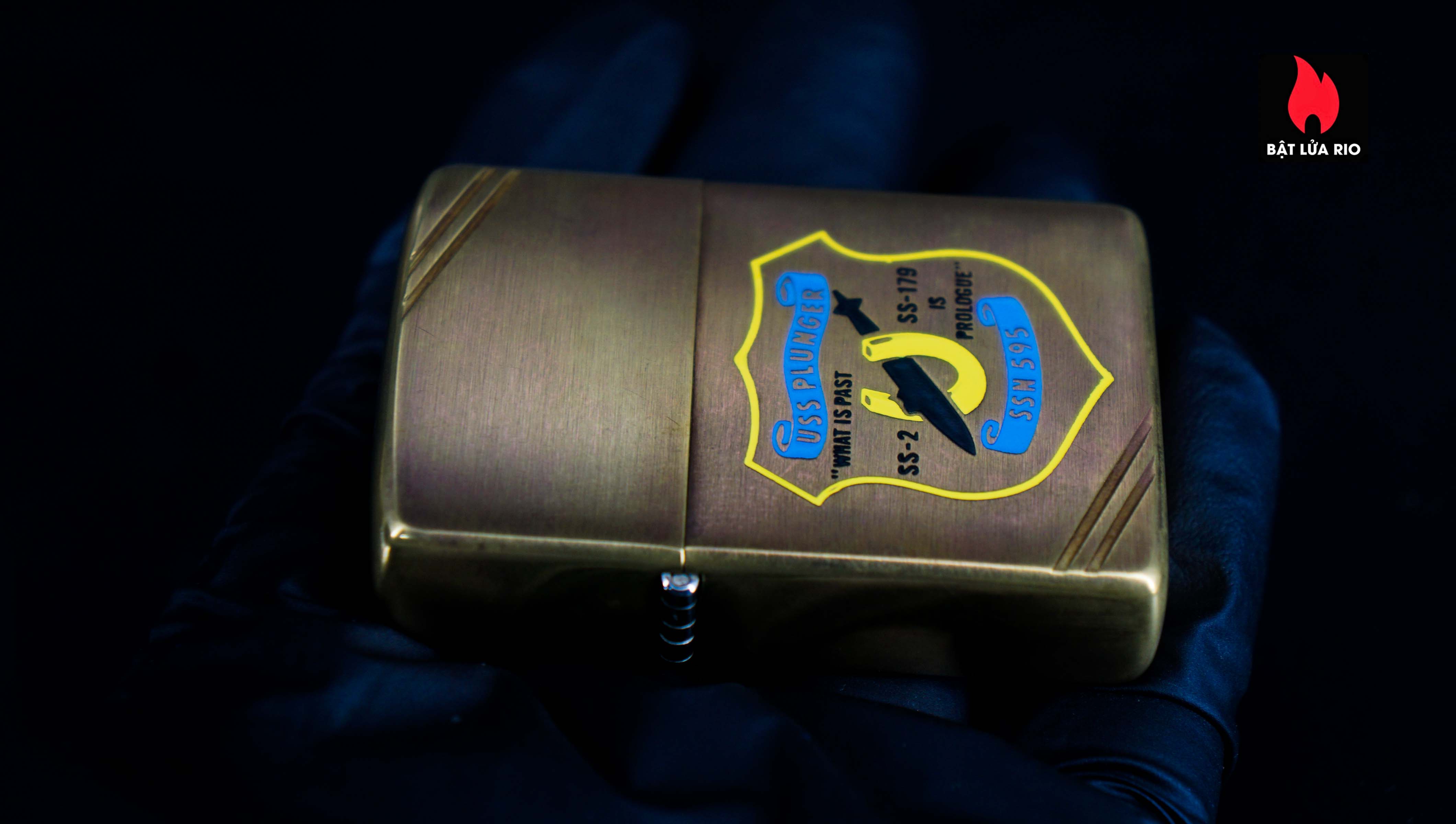 Zippo Chu Niên 1932-1982 – Đồng Nguyên Khối – USS Plunger SSN 595 15