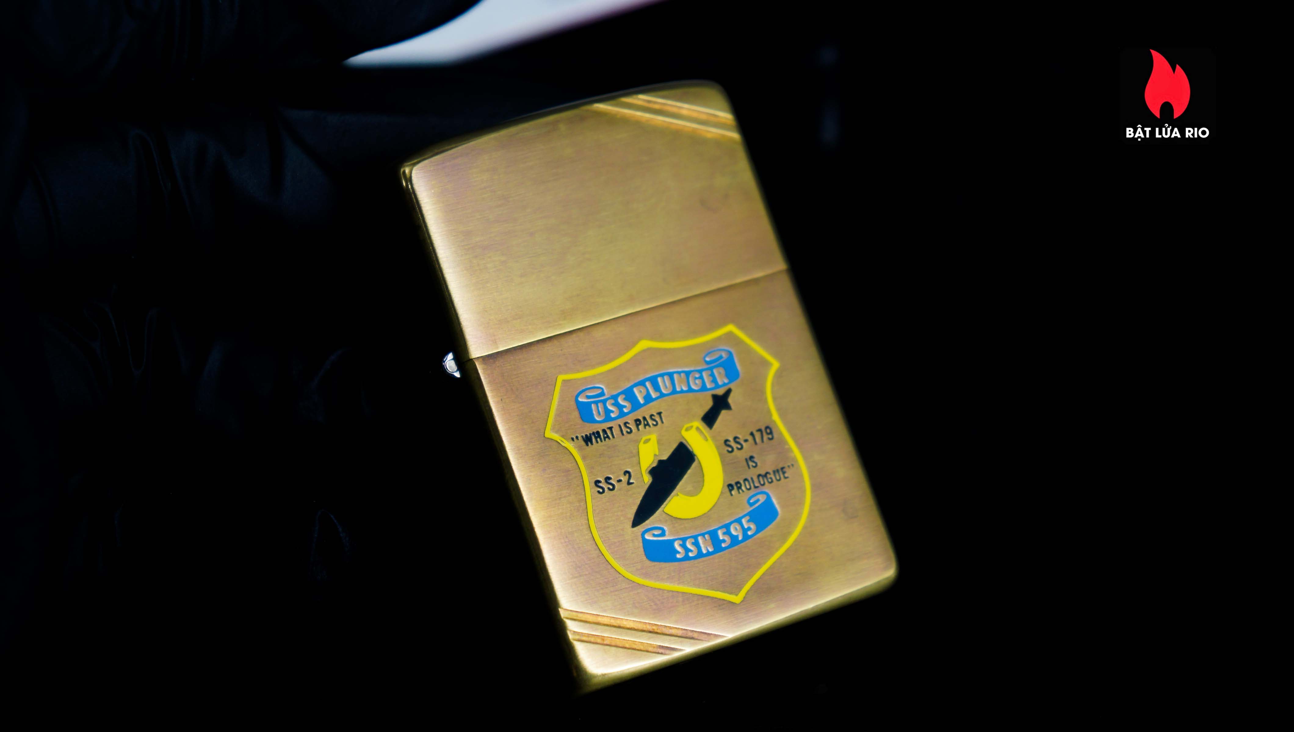 Zippo Chu Niên 1932-1982 – Đồng Nguyên Khối – USS Plunger SSN 595 17