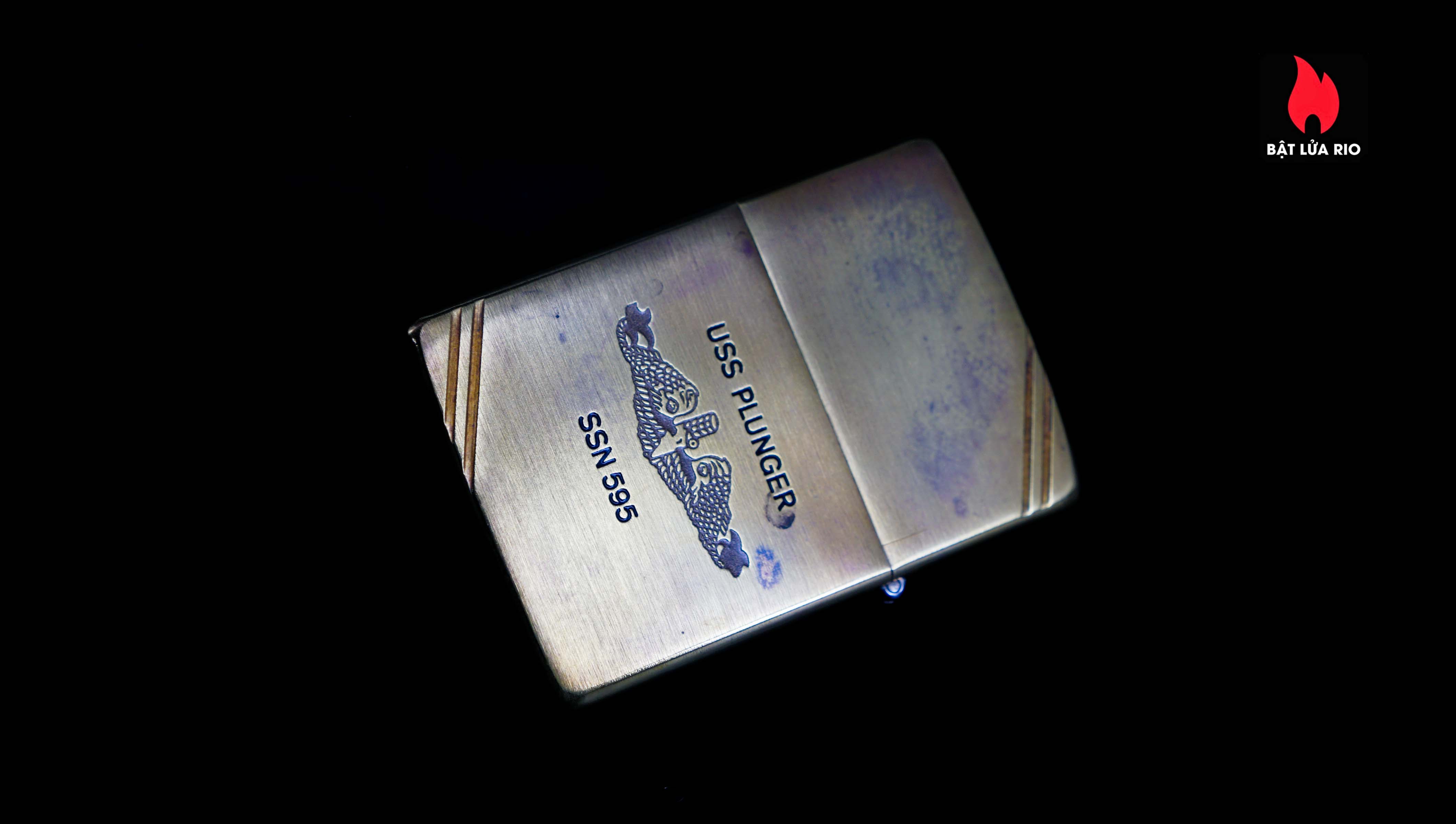 Zippo Chu Niên 1932-1982 – Đồng Nguyên Khối – USS Plunger SSN 595 18