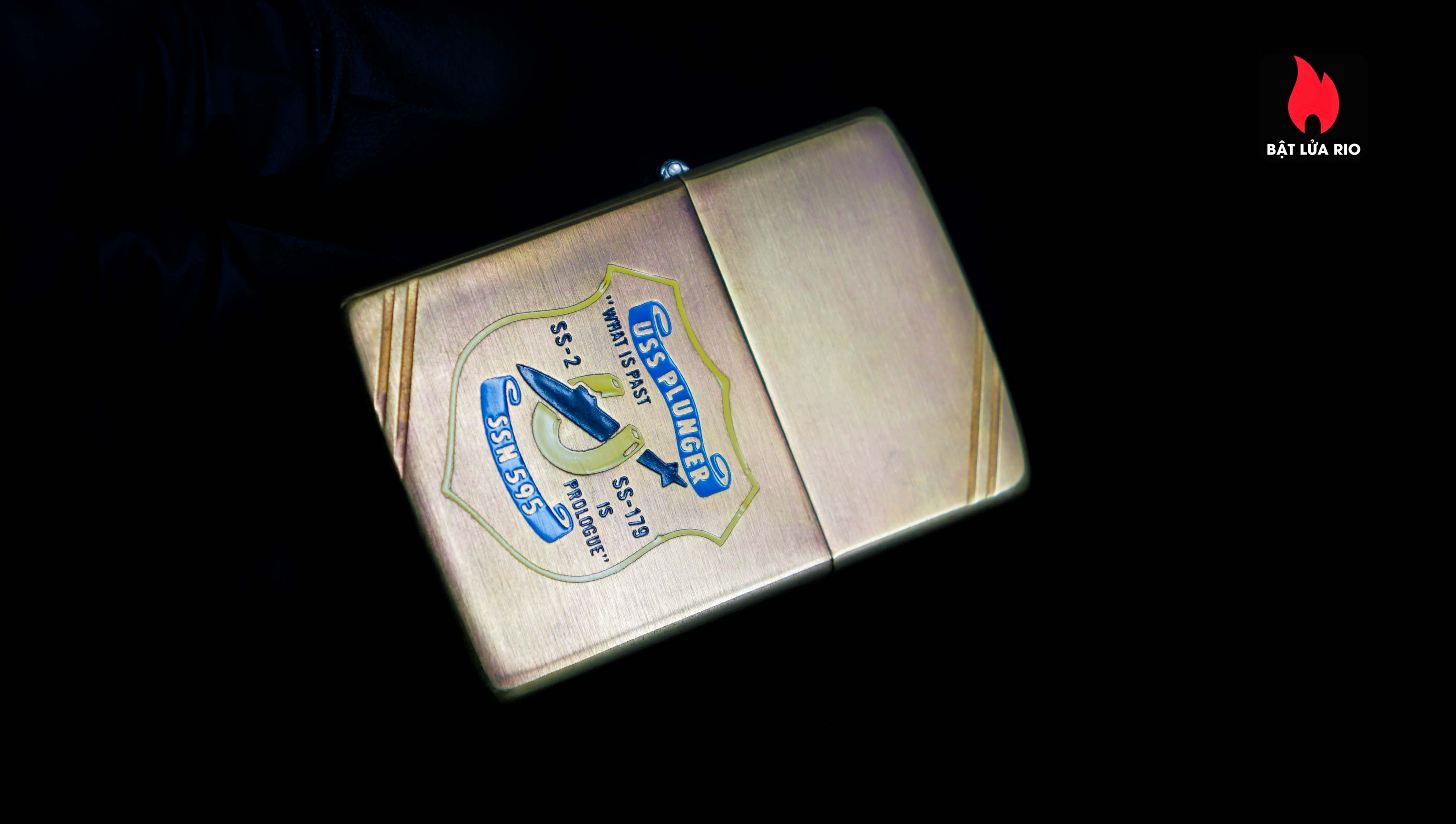 Zippo Chu Niên 1932-1982 – Đồng Nguyên Khối – USS Plunger SSN 595 19