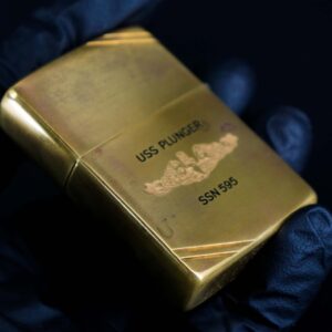 Zippo Chu Niên 1932-1982 – Đồng Nguyên Khối – USS Plunger SSN 595 2