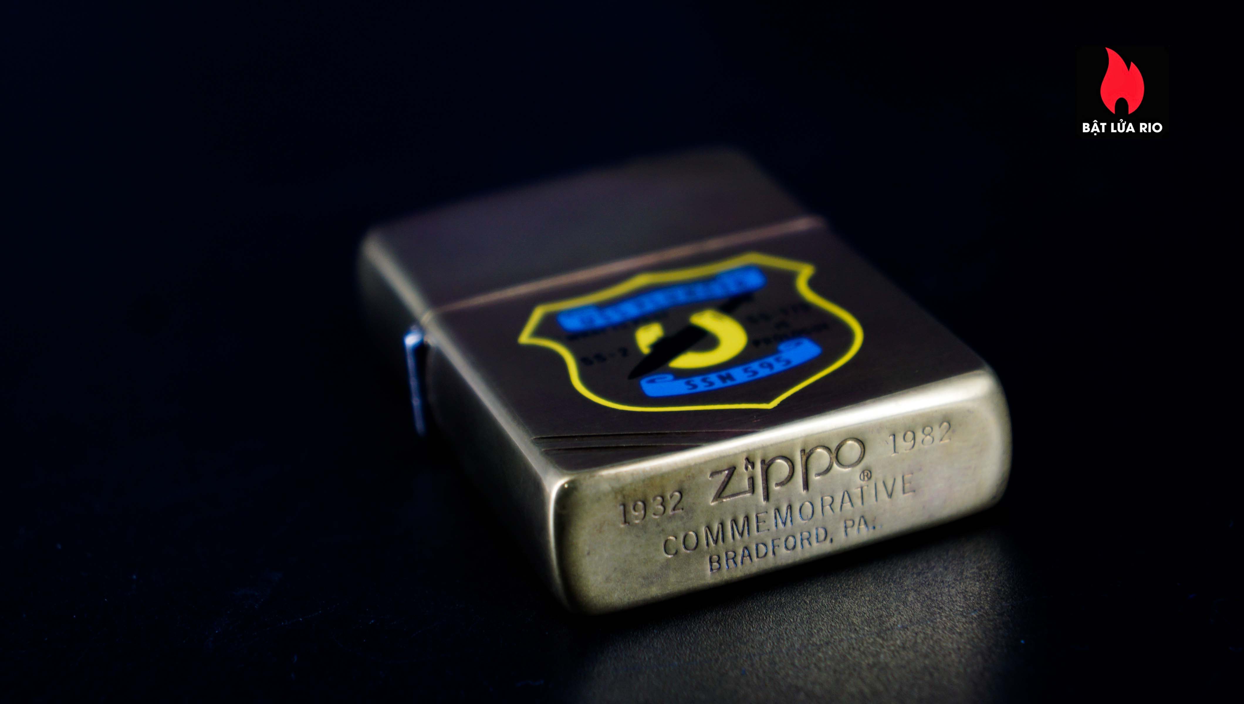 Zippo Chu Niên 1932-1982 – Đồng Nguyên Khối – USS Plunger SSN 595 20
