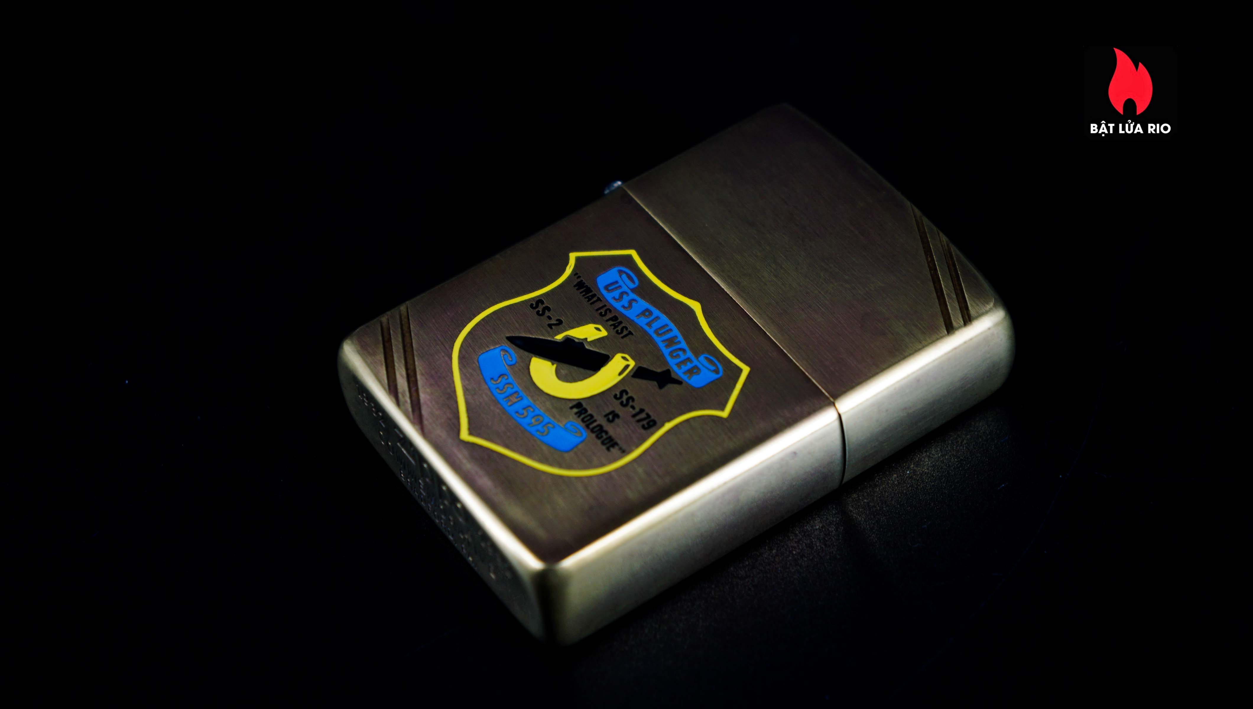 Zippo Chu Niên 1932-1982 – Đồng Nguyên Khối – USS Plunger SSN 595 22