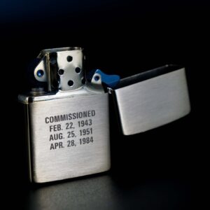 Zippo Chu Niên 1932-1984 – Đồng Nguyên Khối – Solid Brass – USS IOWA BB-61 3