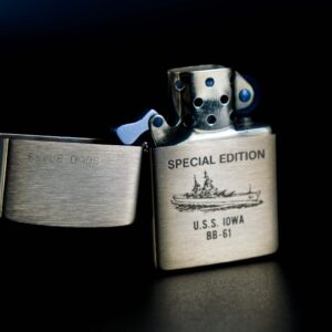 Zippo Chu Niên 1932-1984 – Đồng Nguyên Khối – Solid Brass – USS IOWA BB-61 4