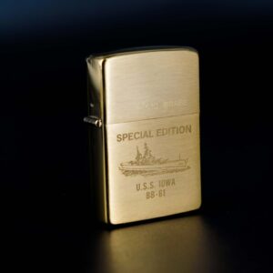 Zippo Chu Niên 1932-1984 – Đồng Nguyên Khối – Solid Brass – USS IOWA BB-61 5