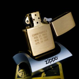 Zippo Chu Niên 1932-1984 – Đồng Nguyên Khối – Solid Brass – USS IOWA BB-61 6