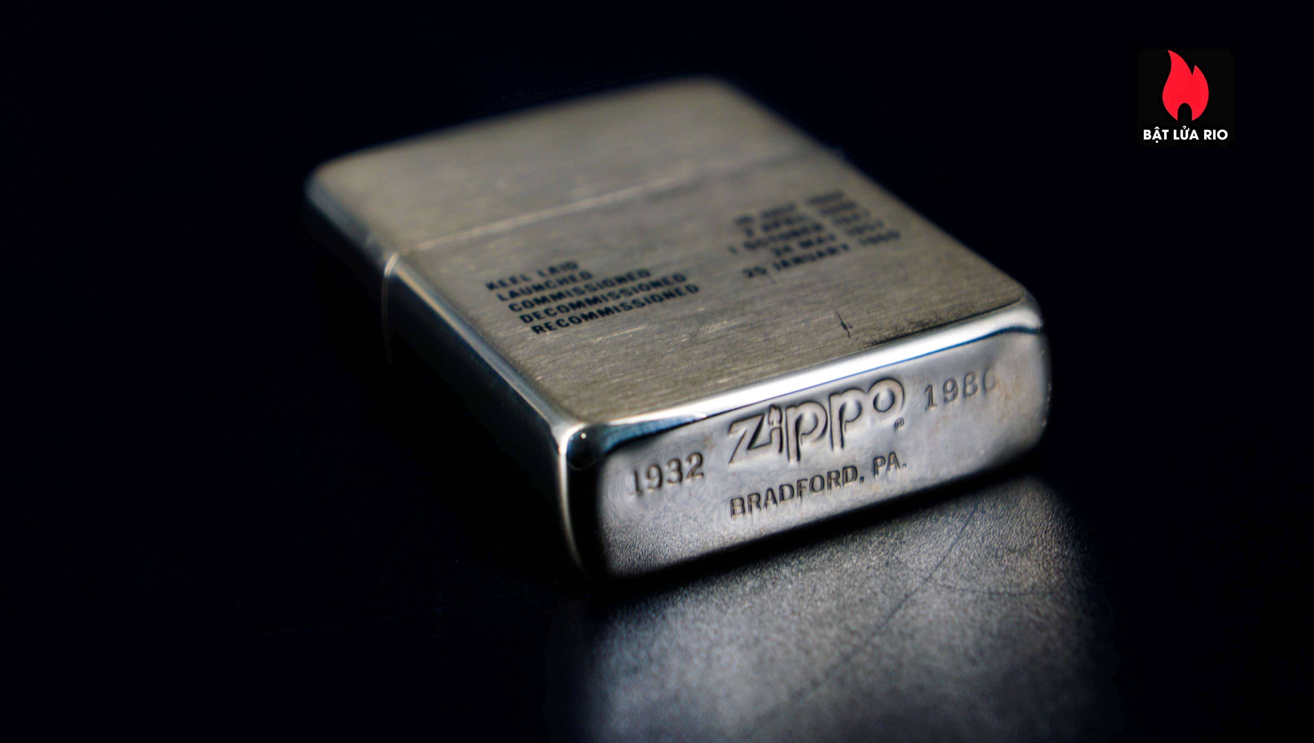 Zippo Chu Niên 1932-1986 – Đồng Nguyên Khối – USS Coral Sea CV-43 10