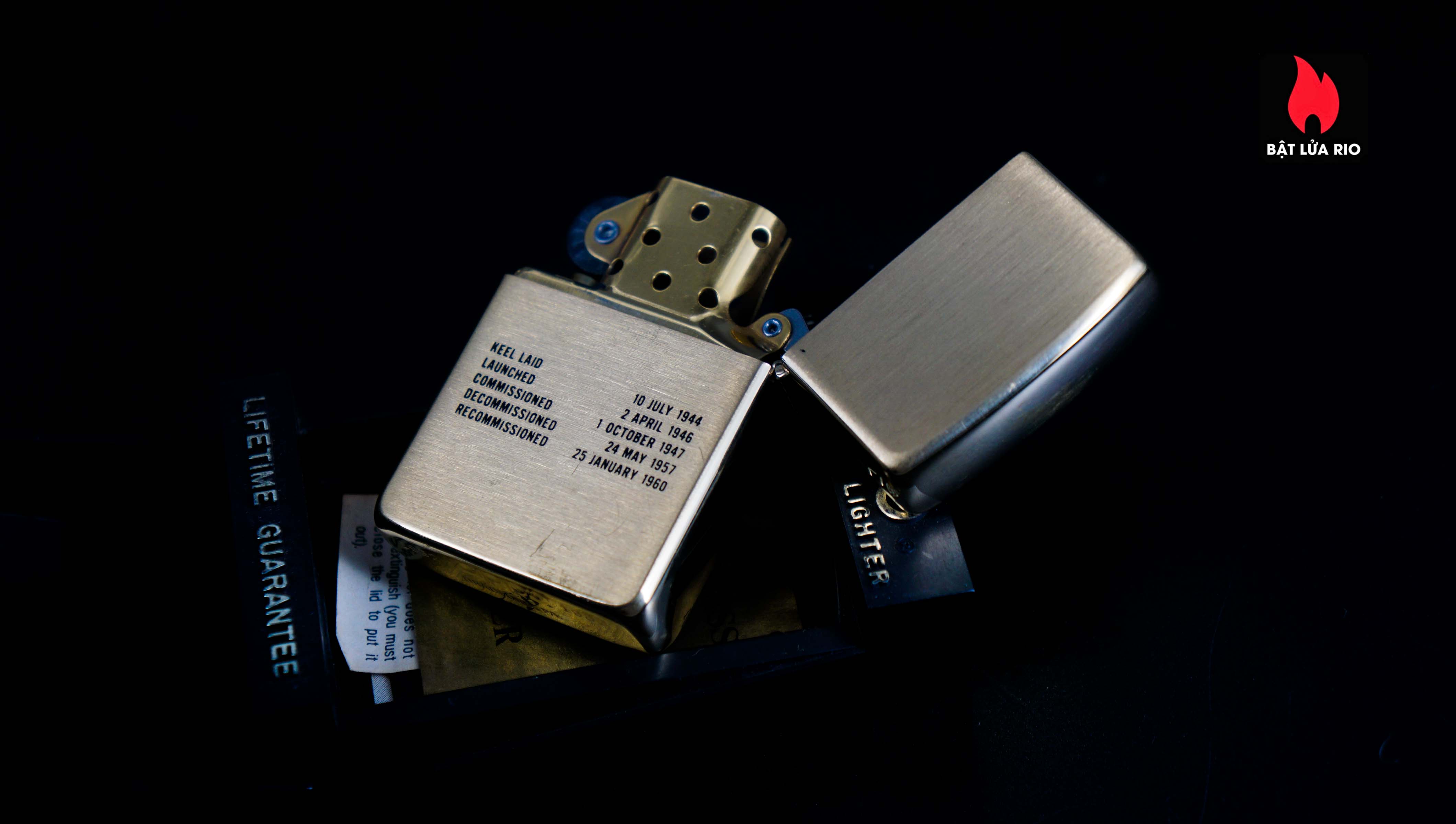 Zippo Chu Niên 1932-1986 – Đồng Nguyên Khối – USS Coral Sea CV-43 17