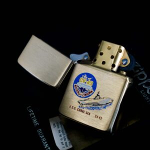 Zippo Chu Niên 1932-1986 – Đồng Nguyên Khối – USS Coral Sea CV-43 19