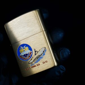 Zippo Chu Niên 1932-1986 – Đồng Nguyên Khối – USS Coral Sea CV-43 5