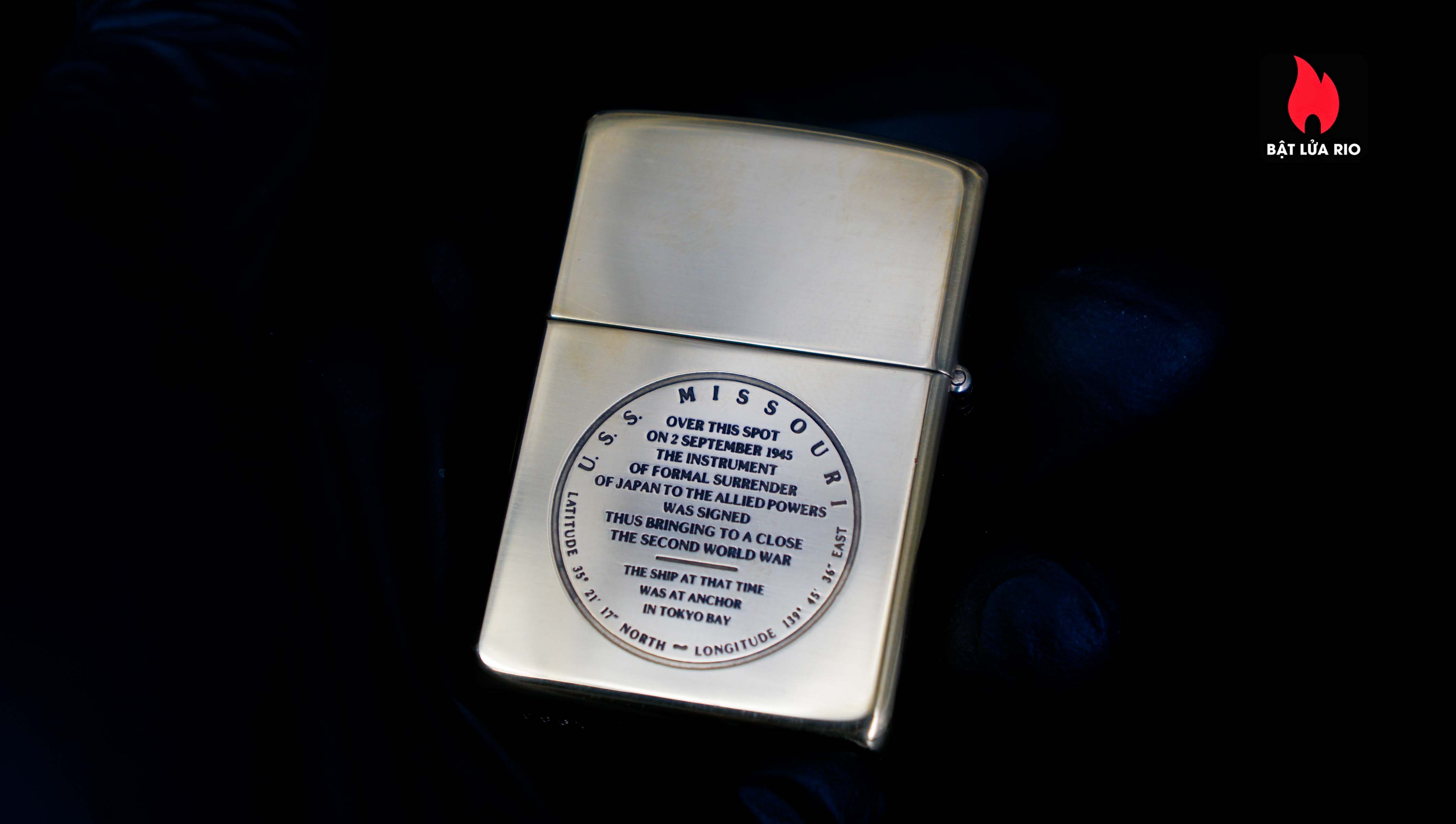 Zippo Chu Niên 1932-1986 – USS Missouri BB-63 - Big Mo 1