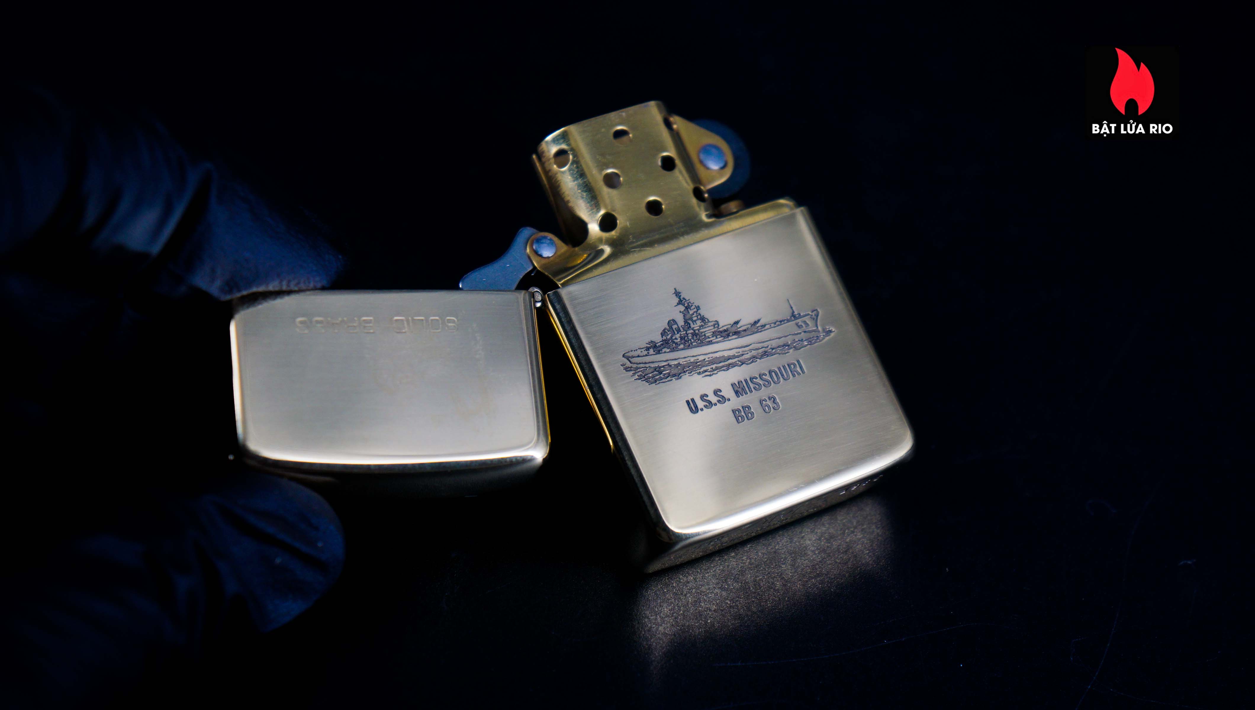Zippo Chu Niên 1932-1986 – USS Missouri BB-63 - Big Mo 10