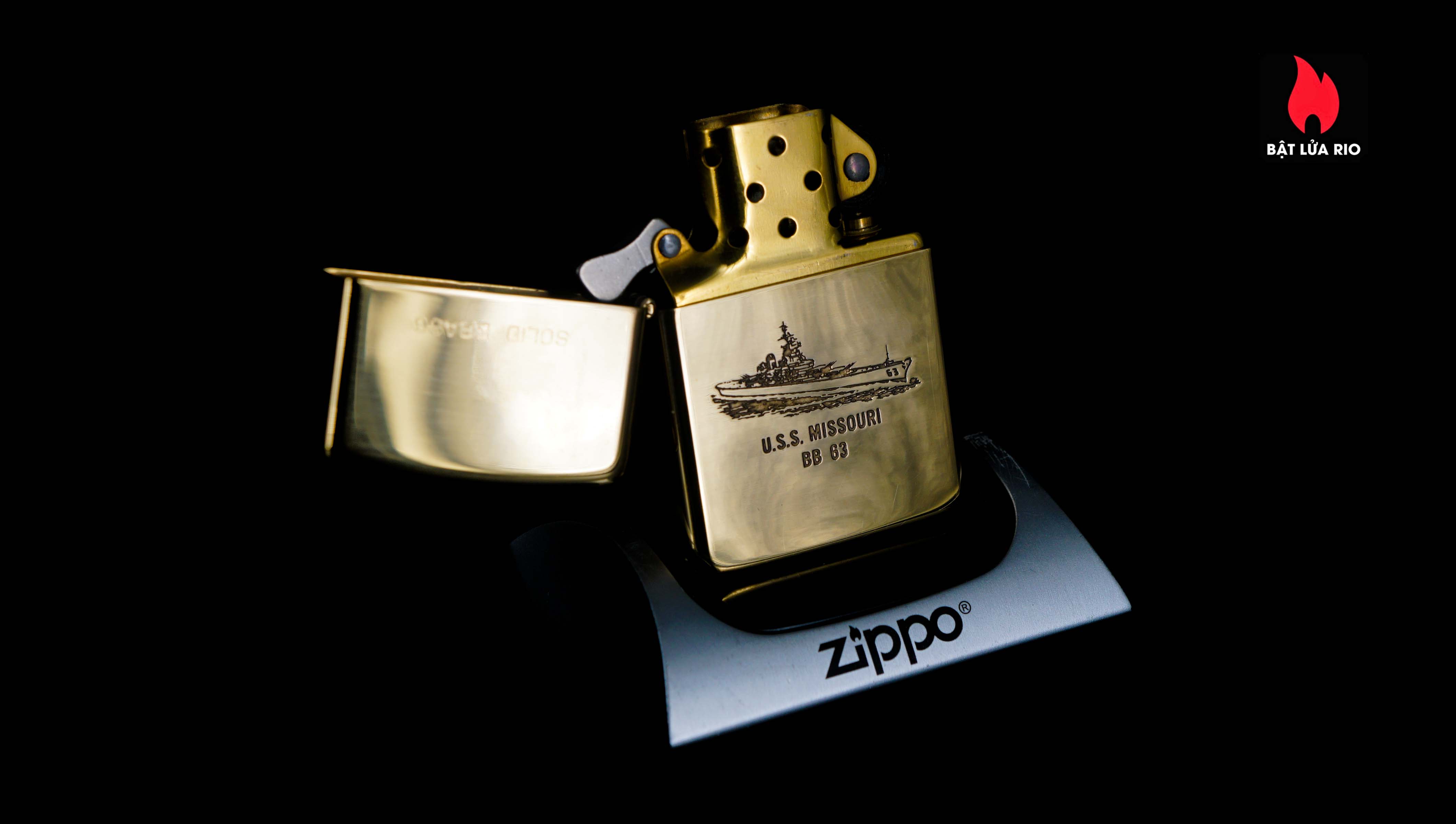 Zippo Chu Niên 1932-1986 – USS Missouri BB-63 - Big Mo 12