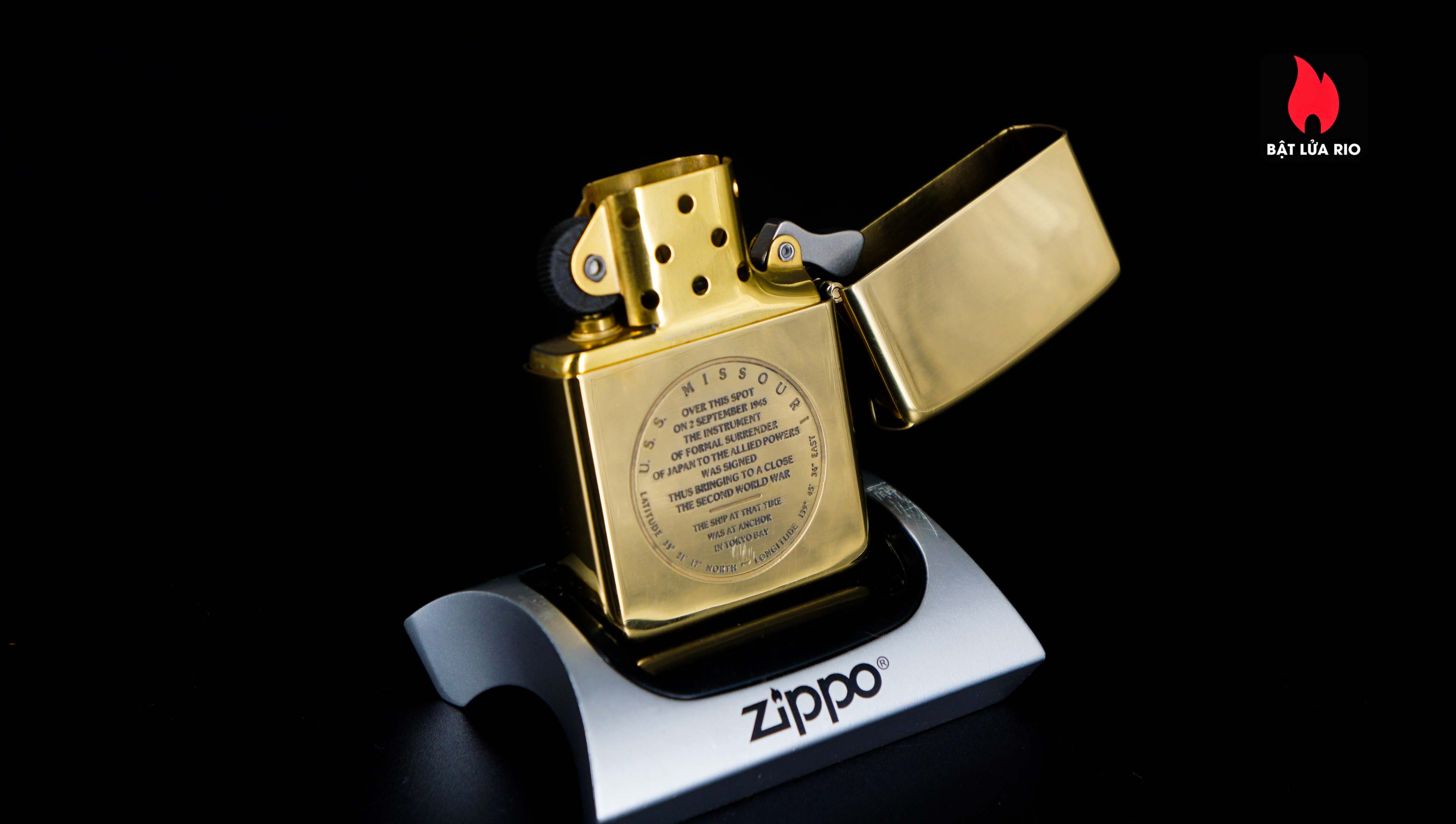 Zippo Chu Niên 1932-1986 – USS Missouri BB-63 - Big Mo 13
