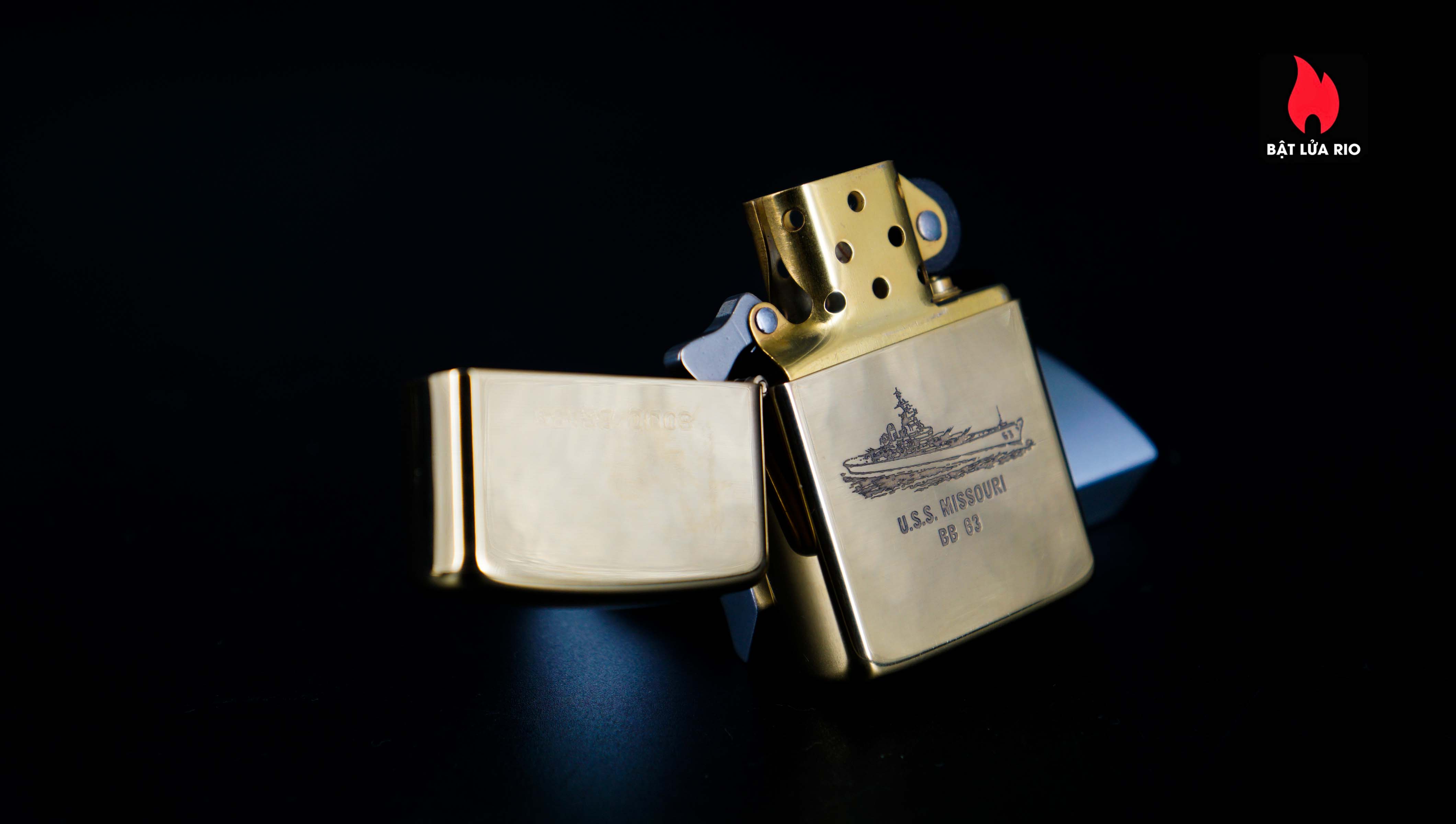 Zippo Chu Niên 1932-1986 – USS Missouri BB-63 - Big Mo 4