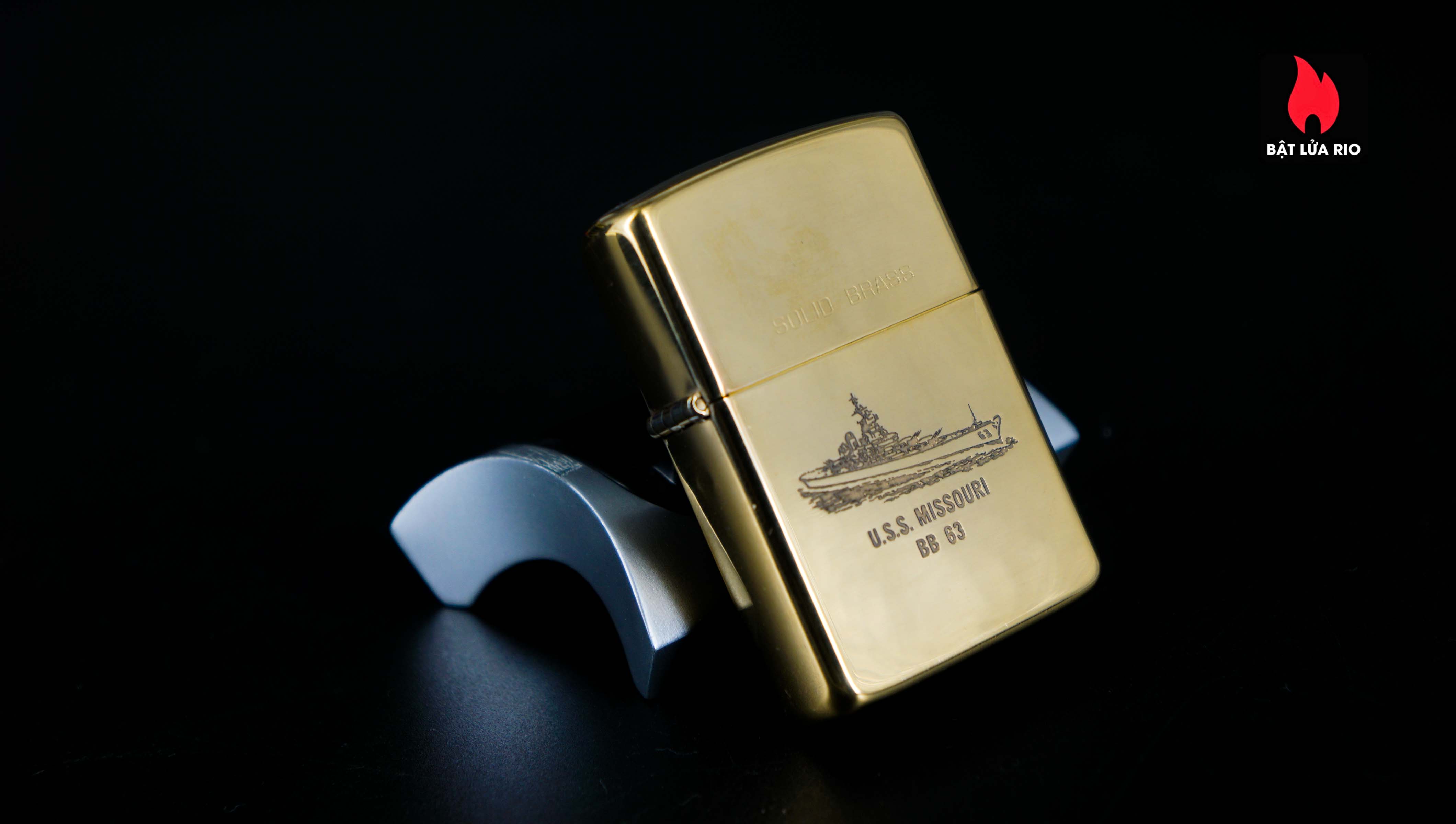 Zippo Chu Niên 1932-1986 – USS Missouri BB-63 - Big Mo 5
