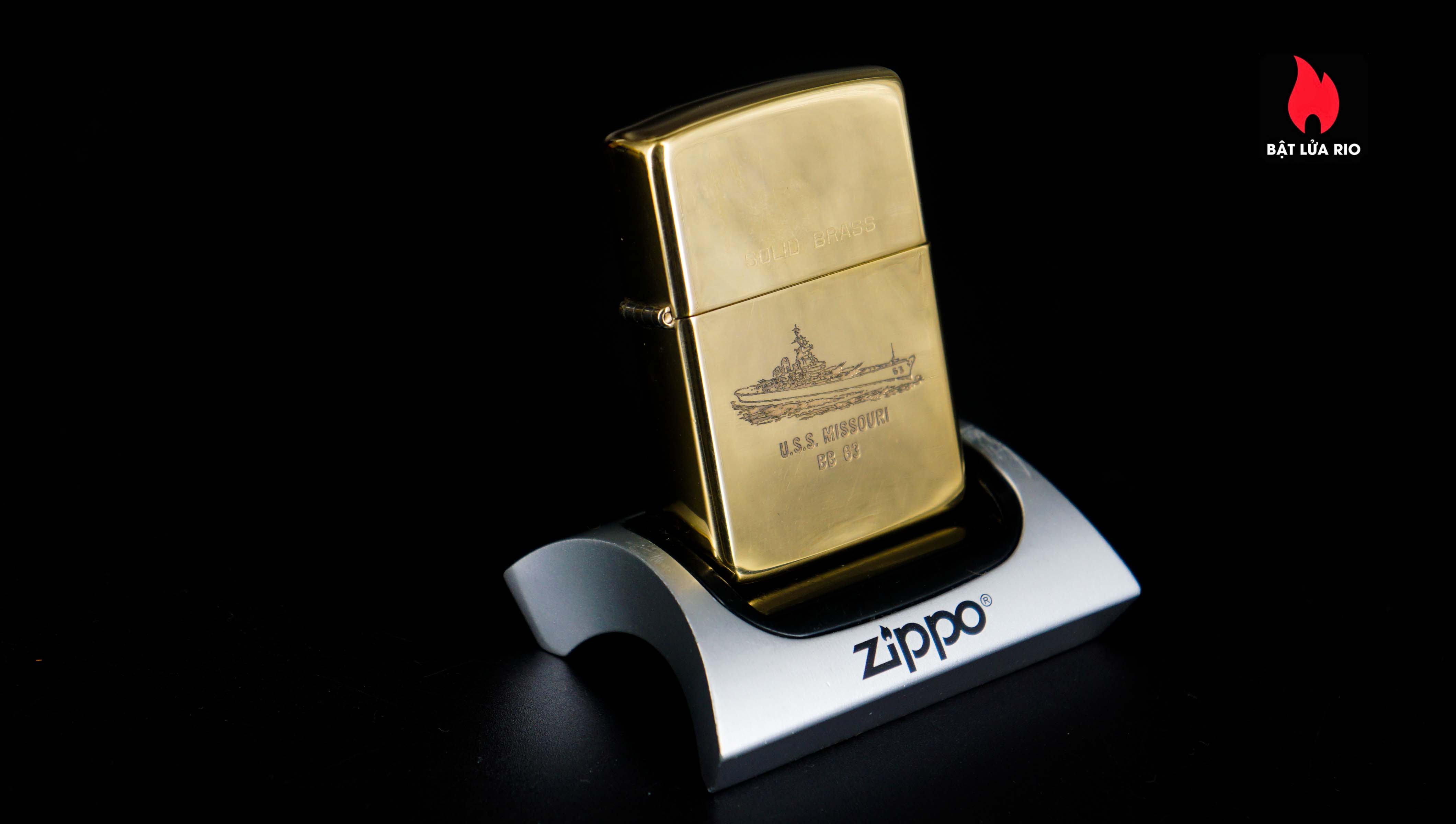 Zippo Chu Niên 1932-1986 – USS Missouri BB-63 - Big Mo