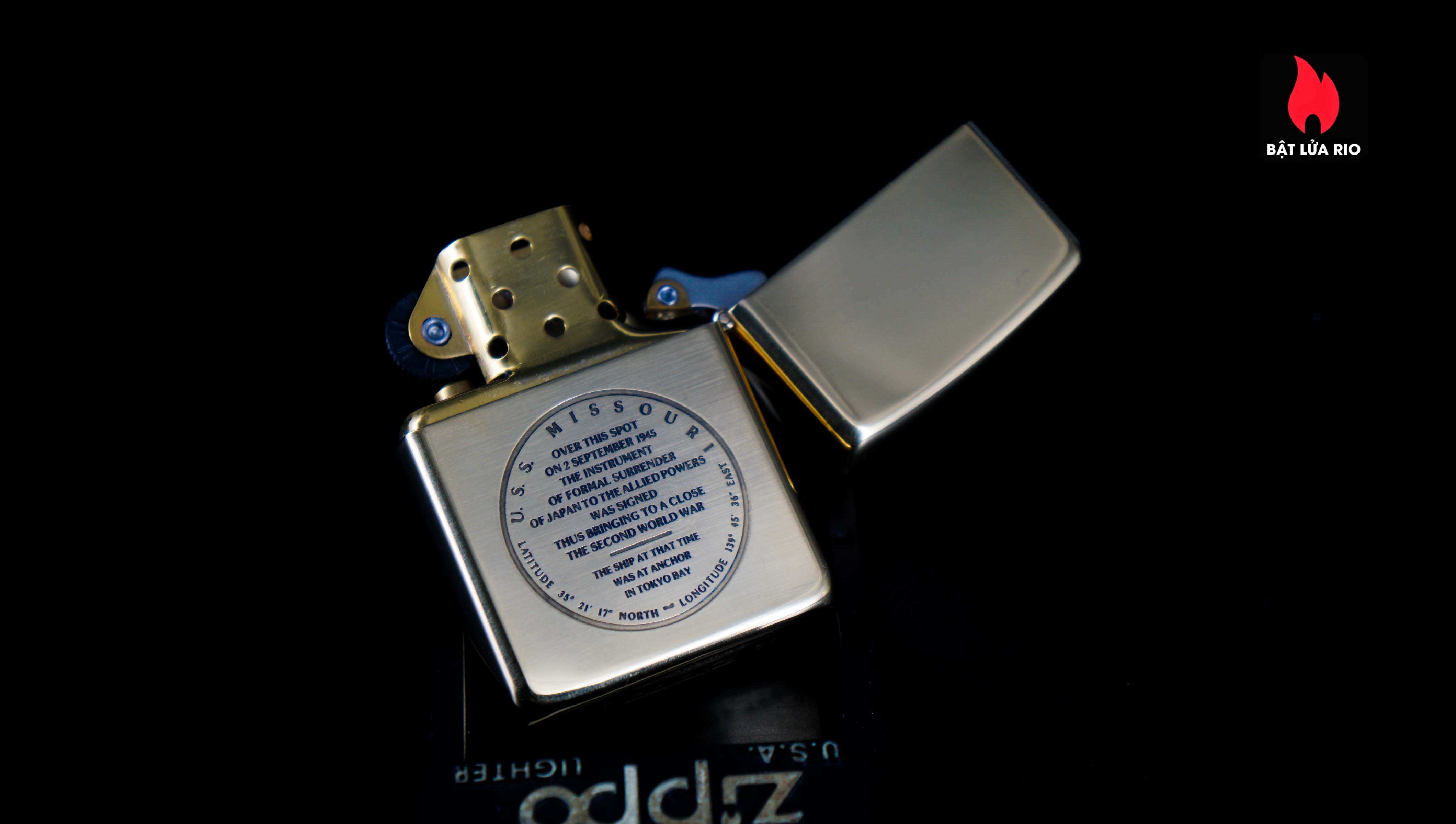 Zippo Chu Niên 1932-1986 – USS Missouri BB-63 - Big Mo 16
