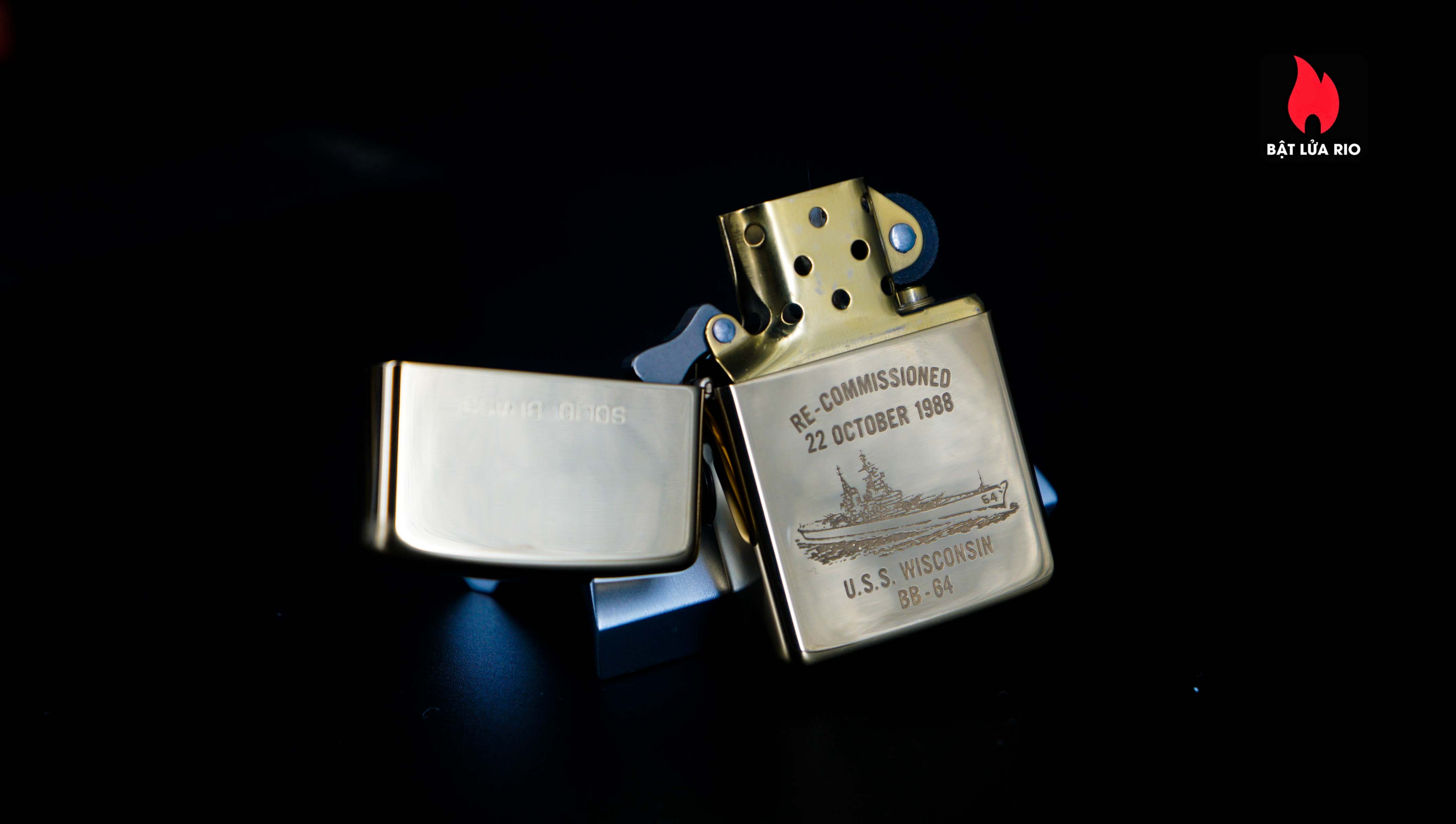 Zippo Chu Niên 1932-1988 – Re-Commissioned 1988 – USS Wisconsin BB-64 41 Zippo Chu Niên 1932-1988 – Re-Commissioned 1988 – USS Wisconsin BB-64 10