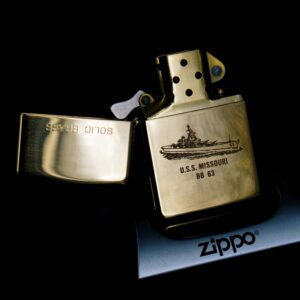 Zippo Chu Niên 1932-1990 – USS Missouri BB-63 – Big Mo 15