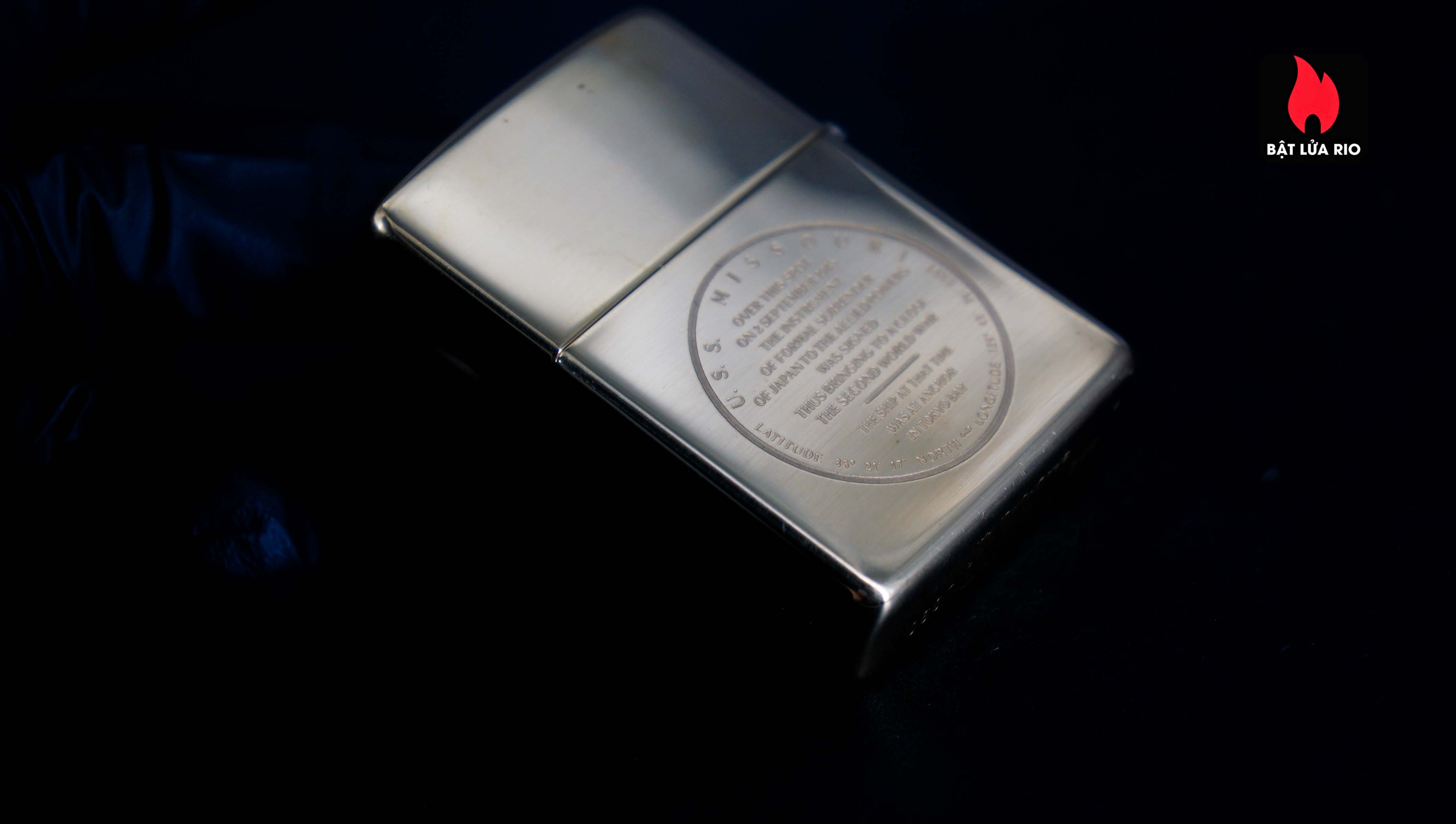 Zippo Chu Niên 1932-1990 – USS Missouri BB-63 – Big Mo 2