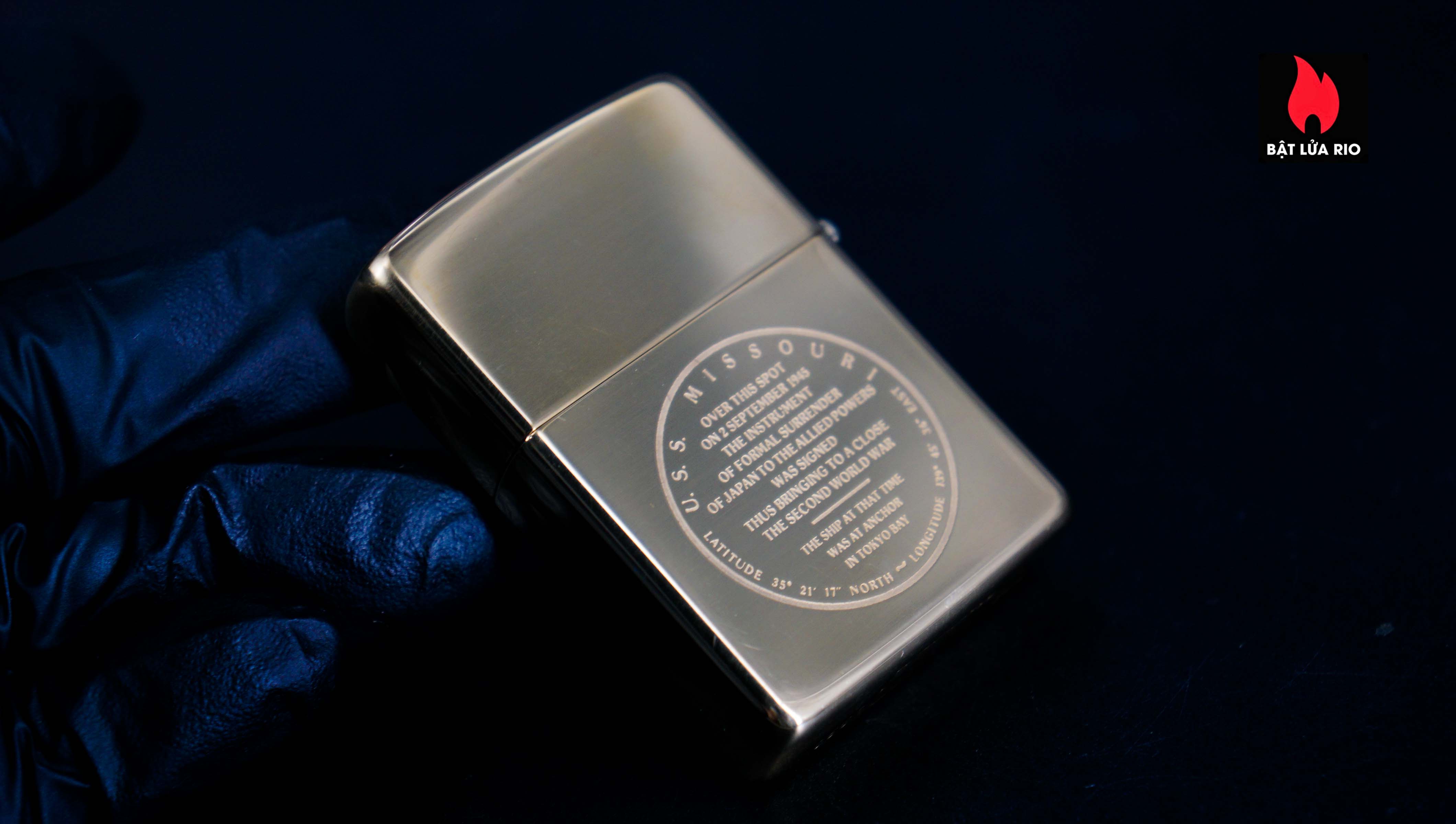 Zippo Chu Niên 1932-1990 – USS Missouri BB-63 – Big Mo 7