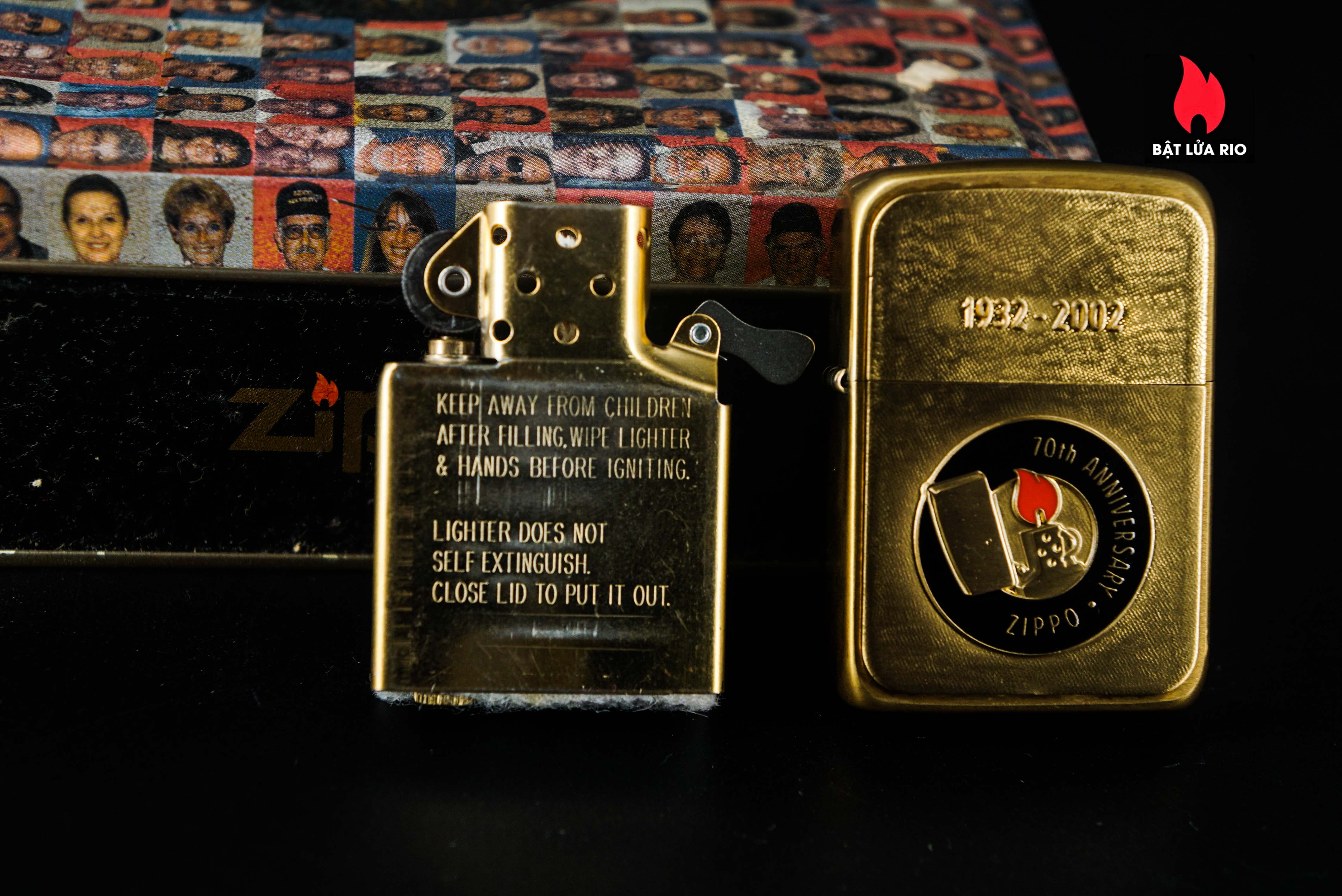 Zippo Coty 2002 – 1932-2002 – 70th Anniversary – Friends For A Lifetime 12