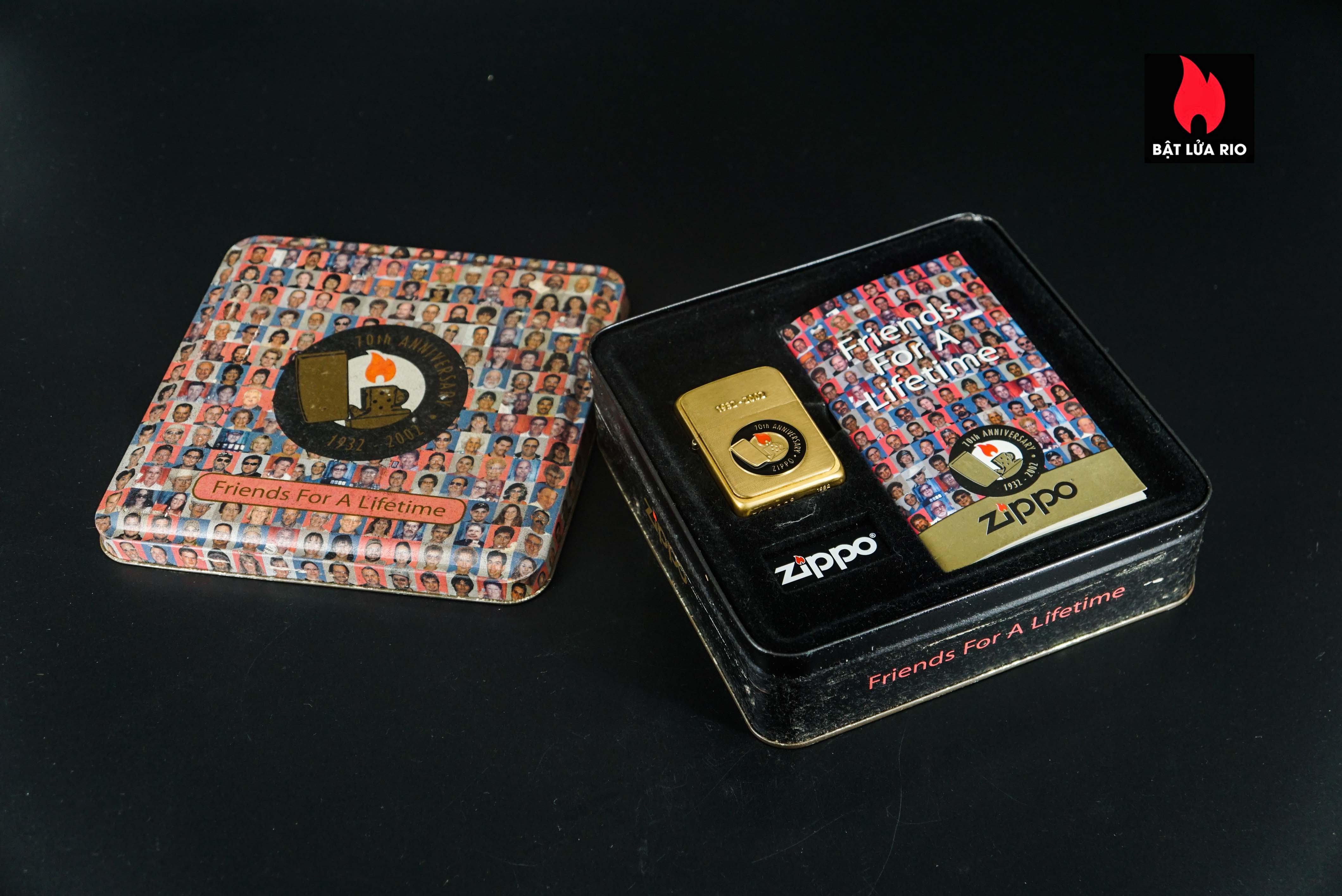 Zippo Coty 2002 – 1932-2002 – 70th Anniversary – Friends For A Lifetime 22