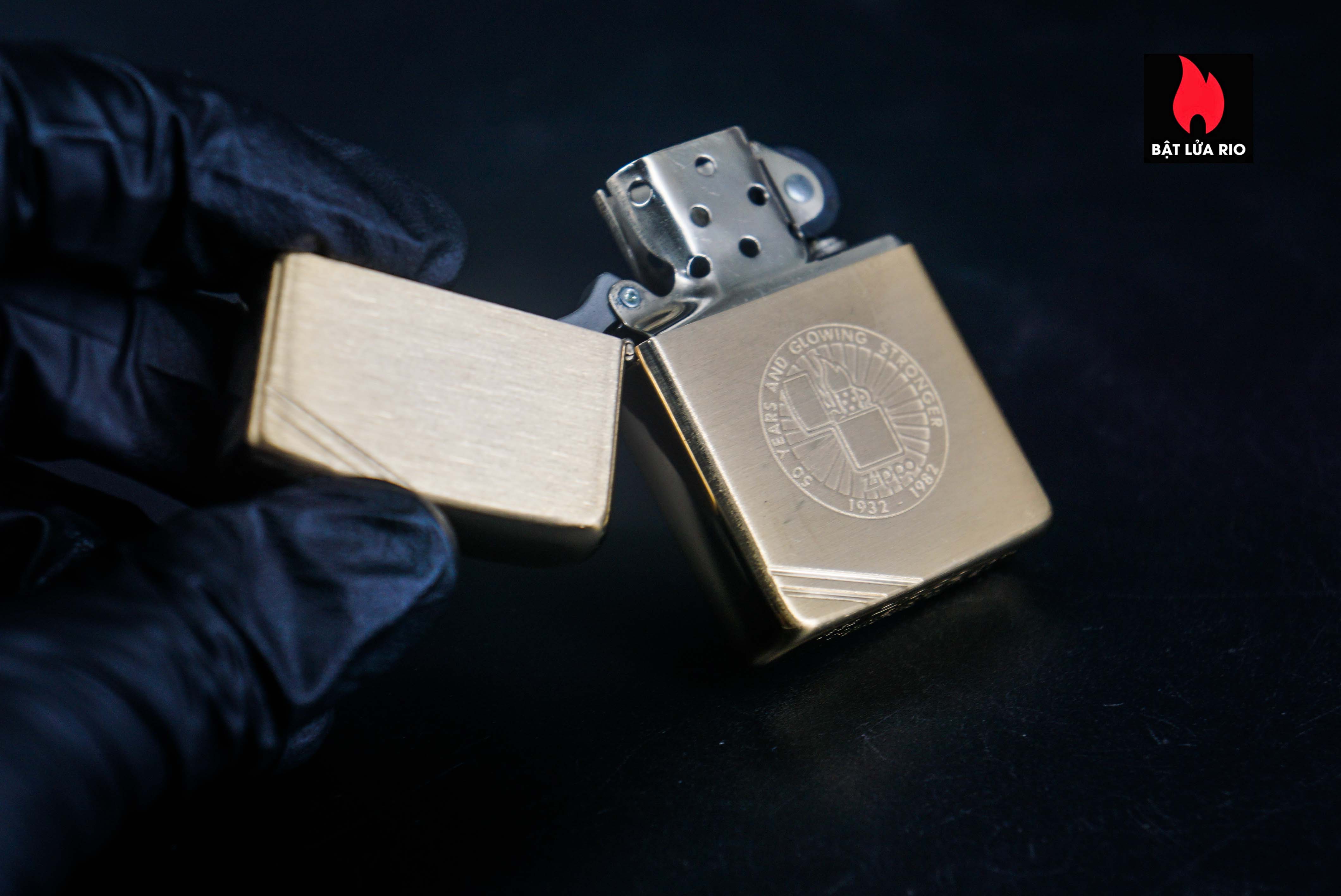 Zippo Gift Set 1932 - 1982 – Kỷ Niệm 50 Năm Thành Lập Hãng Zippo – 50th Anniversary – Employee 11