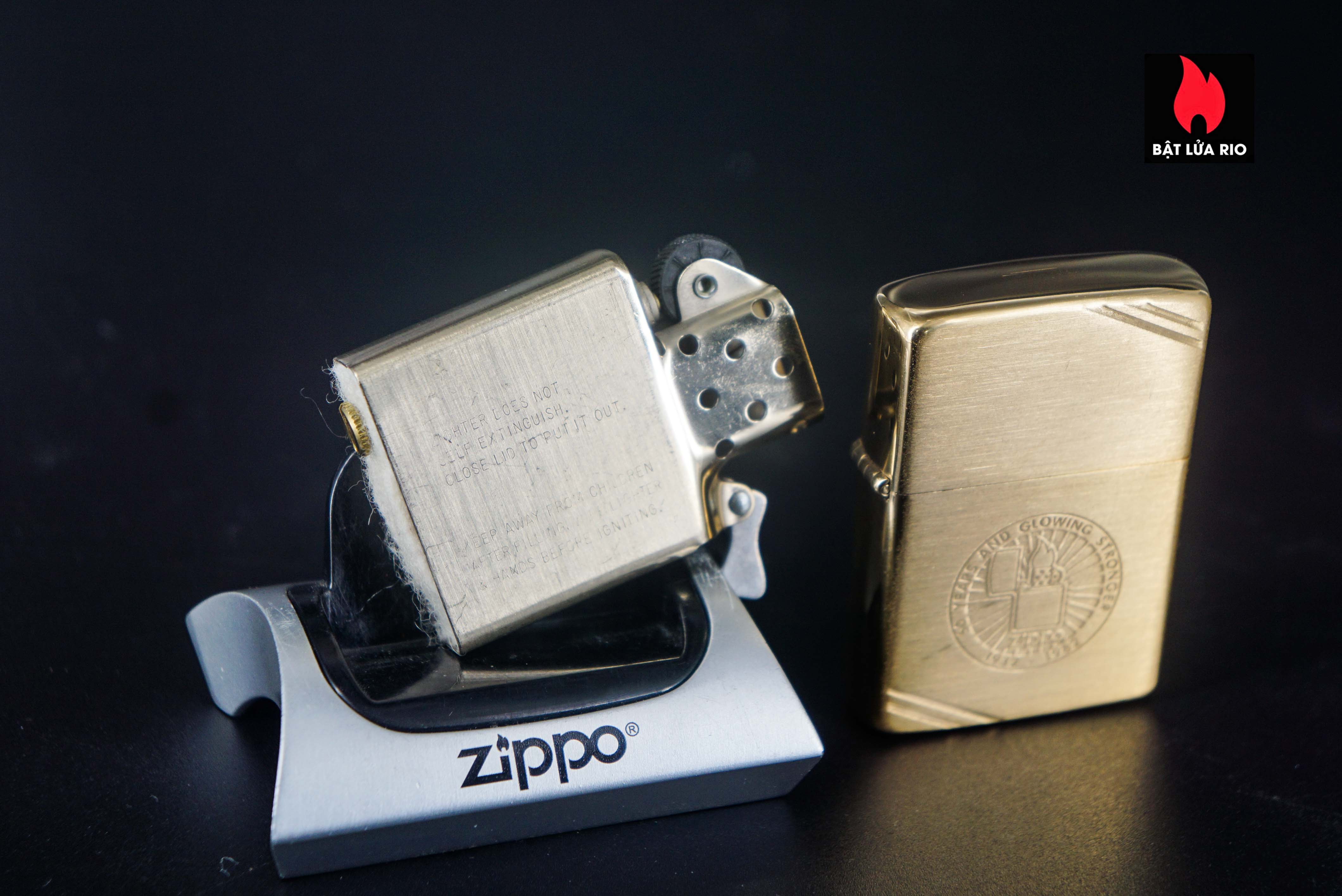 Zippo Gift Set 1932 - 1982 – Kỷ Niệm 50 Năm Thành Lập Hãng Zippo – 50th Anniversary – Employee 12