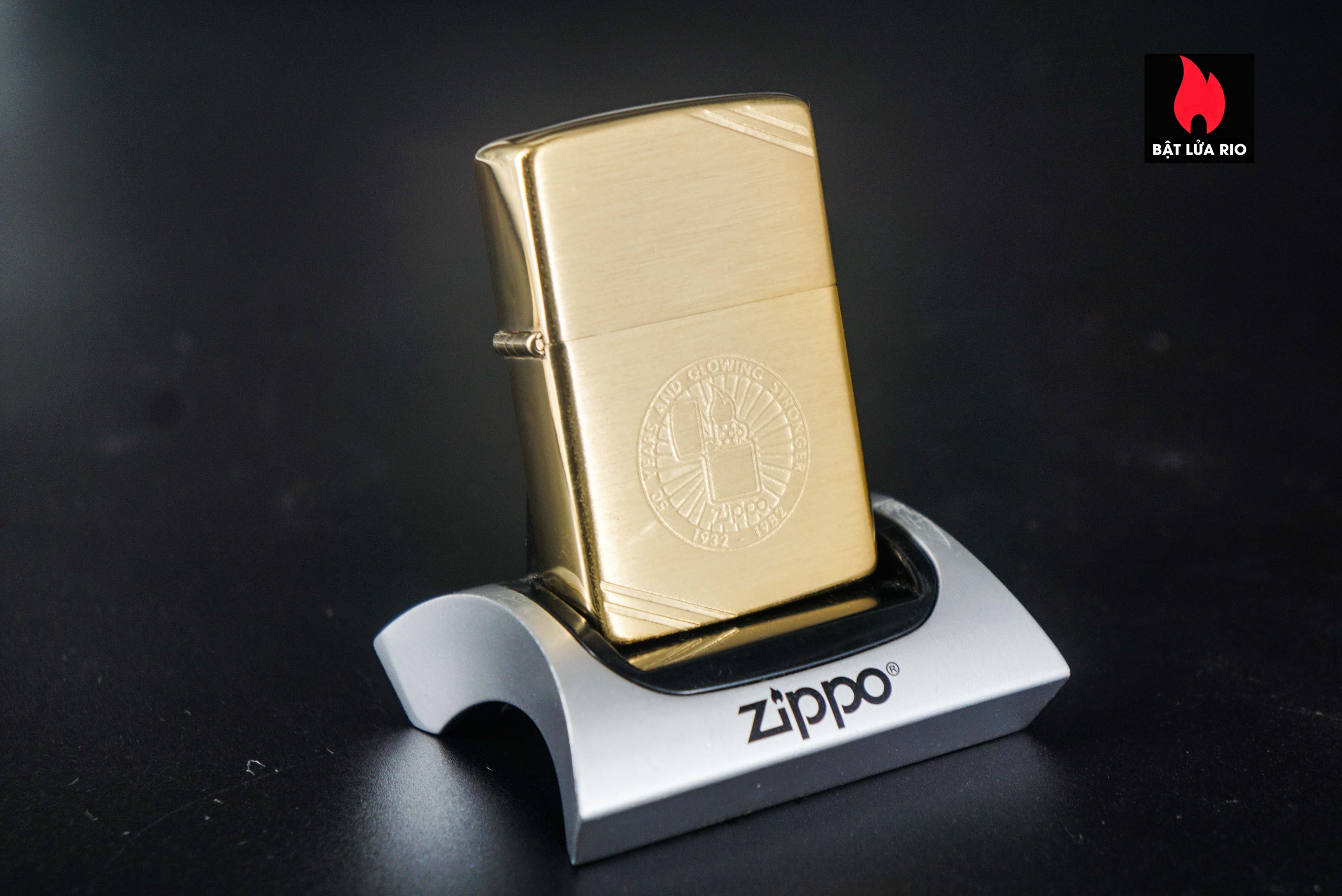 Zippo Gift Set 1932 - 1982 – Kỷ Niệm 50 Năm Thành Lập Hãng Zippo – 50th Anniversary – Employee 16