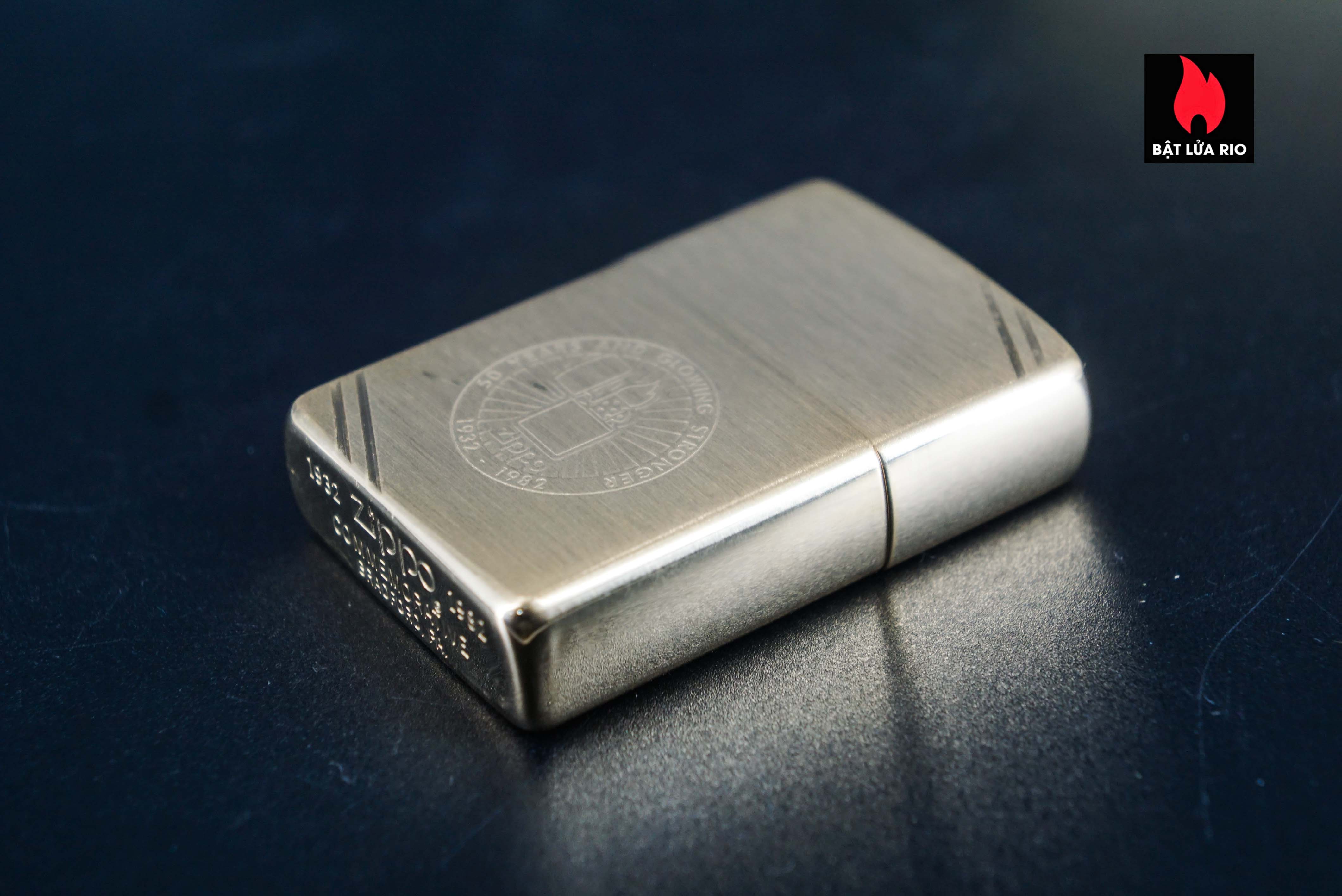 Zippo Gift Set 1932 - 1982 – Kỷ Niệm 50 Năm Thành Lập Hãng Zippo – 50th Anniversary – Employee 18