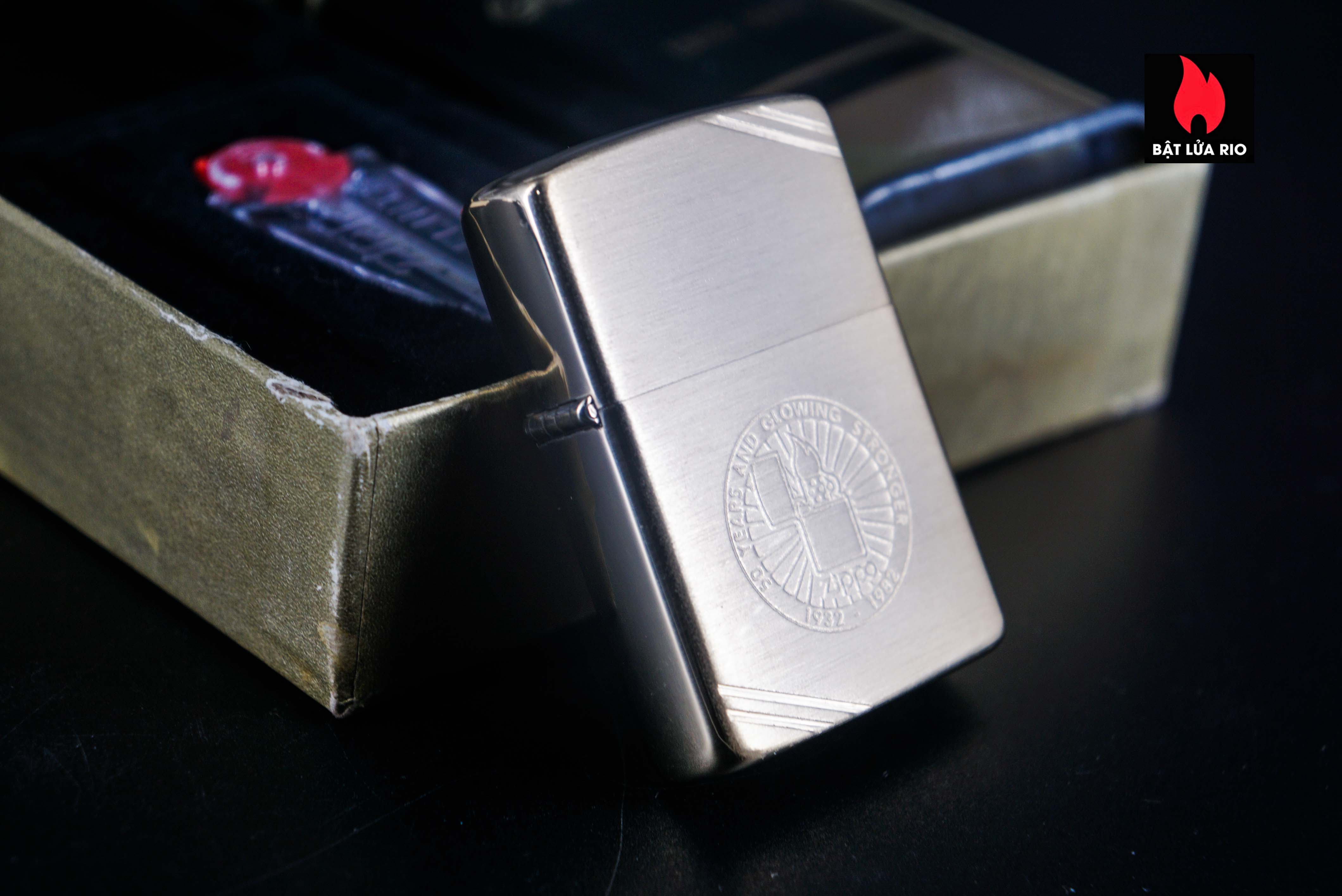 Zippo Gift Set 1932 - 1982 – Kỷ Niệm 50 Năm Thành Lập Hãng Zippo – 50th Anniversary – Employee 21