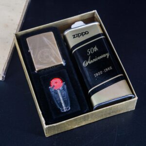Zippo Gift Set 1932 - 1982 – Kỷ Niệm 50 Năm Thành Lập Hãng Zippo – 50th Anniversary – Employee 26