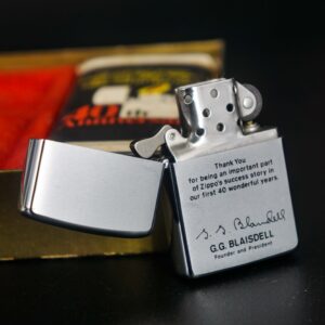 Zippo Gift Set 1972 – Kỷ Niệm 40 Năm Thành Lập Hãng Zippo – 40th Anniversary – Employee 17