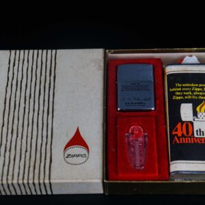 Zippo Gift Set 1972 – Kỷ Niệm 40 Năm Thành Lập Hãng Zippo – 40th Anniversary – Employee 20