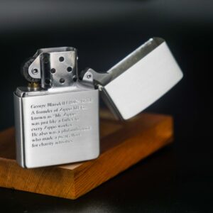 Zippo La Mã 1994 – 100th Anniversary Geogre G Blaisdell - Founder Of Zippo 3