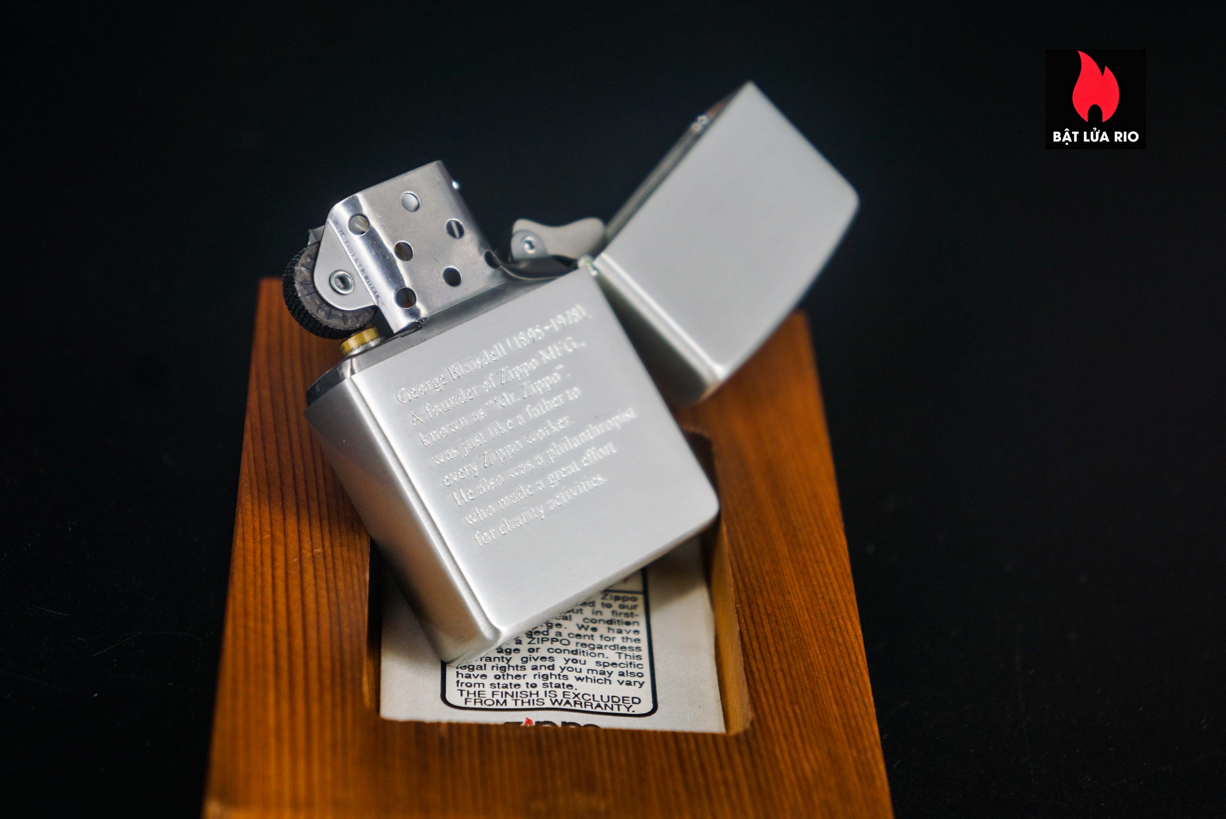 Zippo La Mã 1994 – 100th Anniversary Geogre G Blaisdell - Founder Of Zippo 8