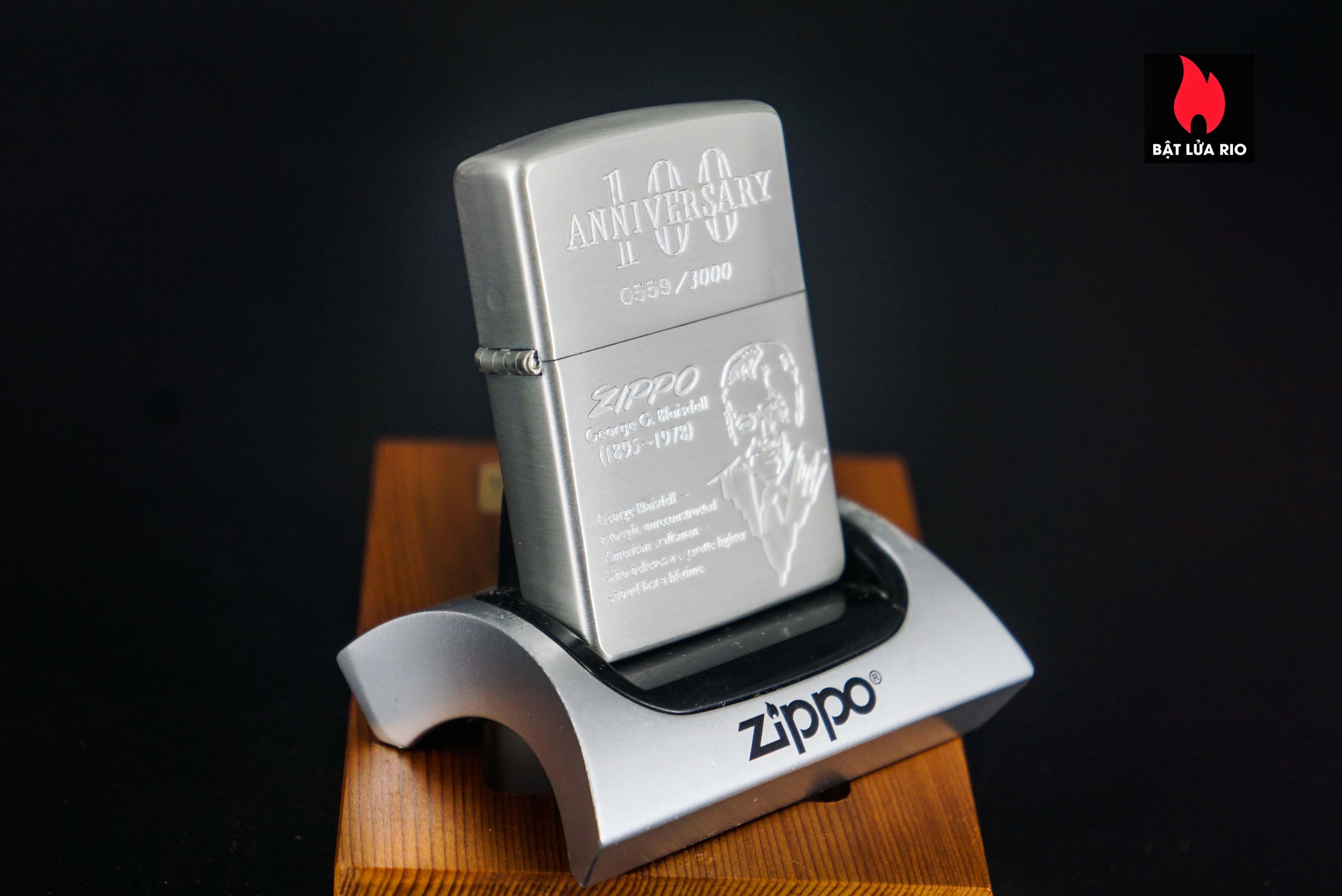 Zippo La Mã 1994 – 100th Anniversary Geogre G Blaisdell - Founder Of Zippo