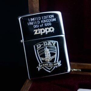 Zippo La Mã 1994 – D-Day United KingDom – Silver Plate – Limited 0151 Of 1000 – Normandy 50 Years 1944-1994 15